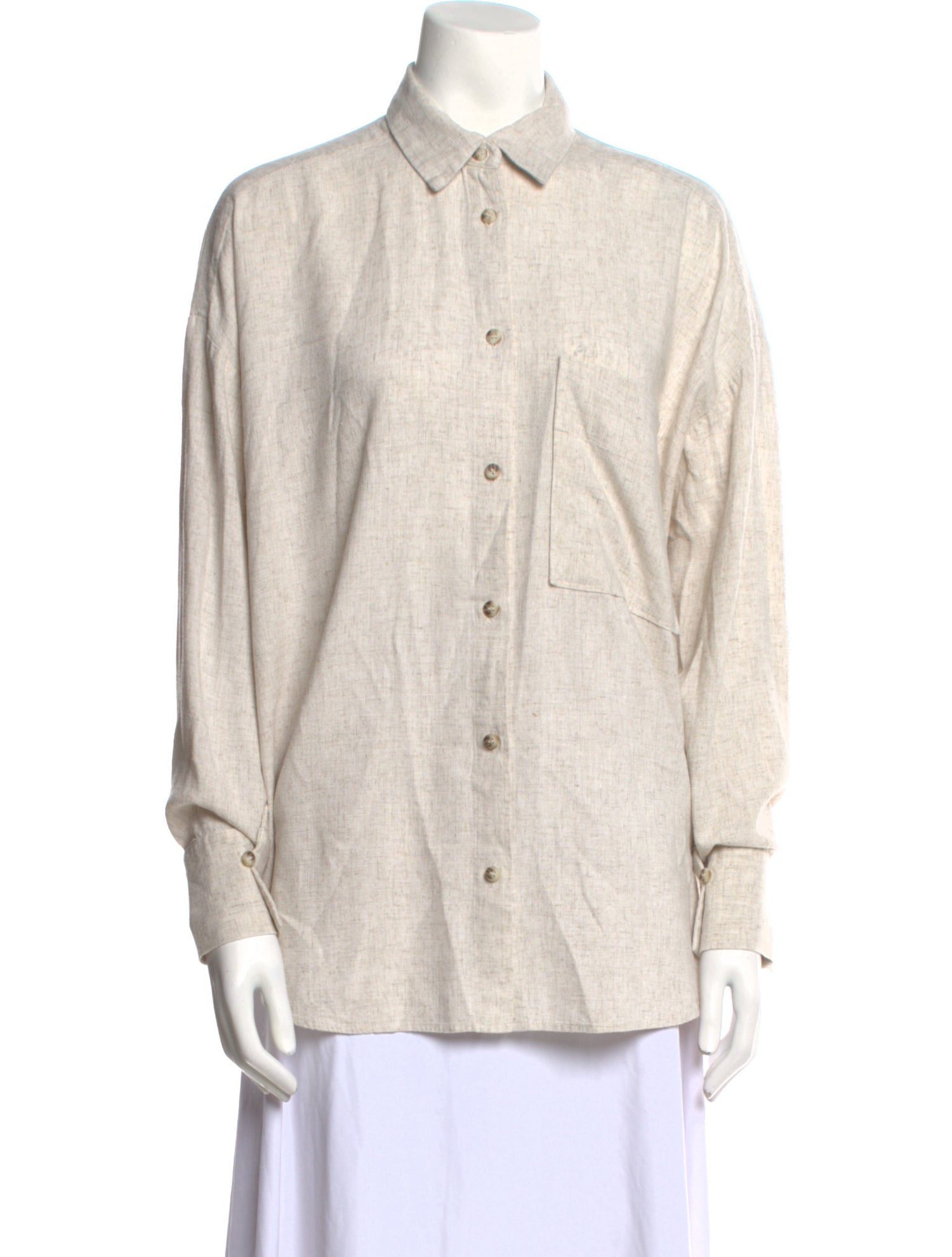 By Malene Birger Long Sleeve Button-Up Top