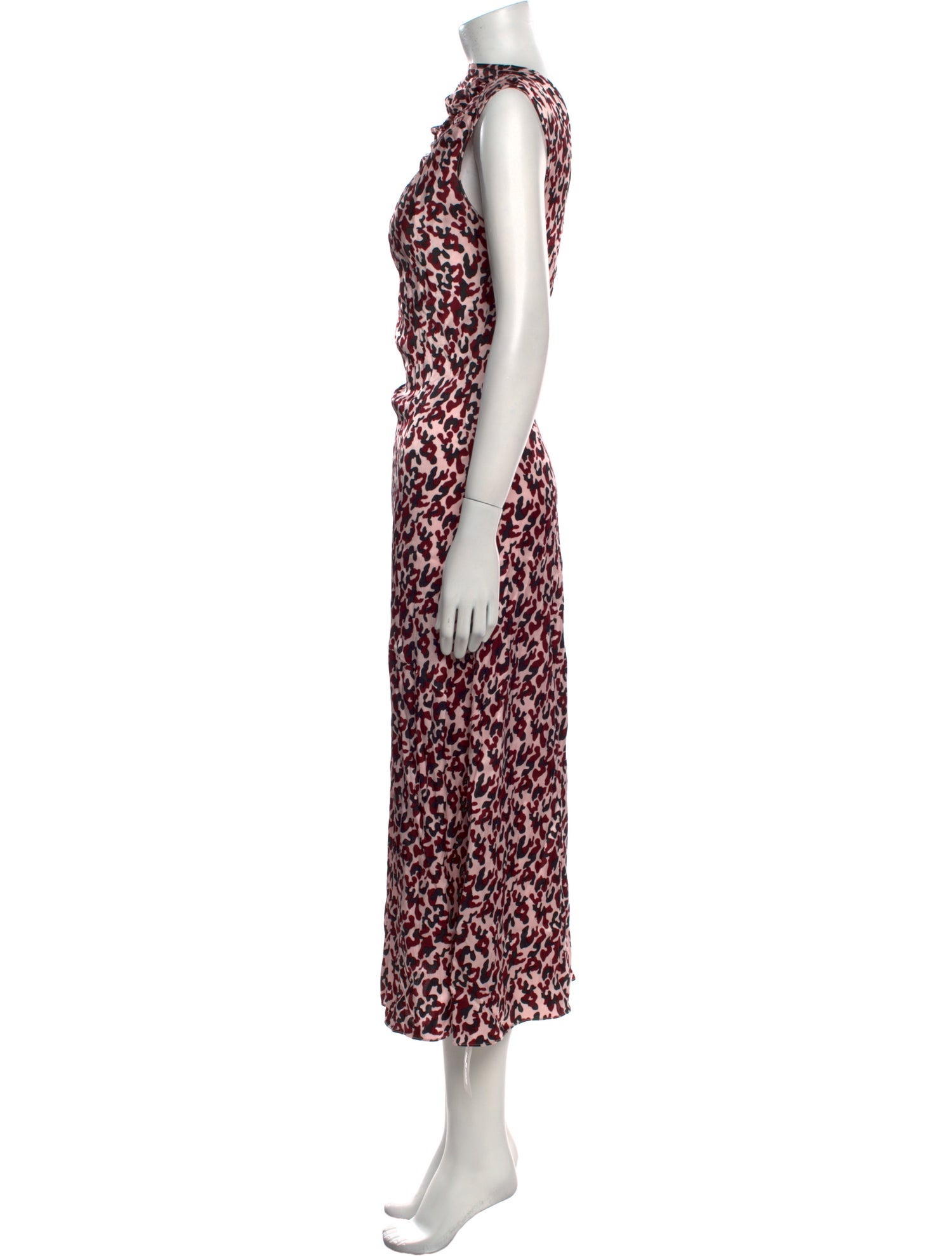By Malene Birger Animal Print Long Dress