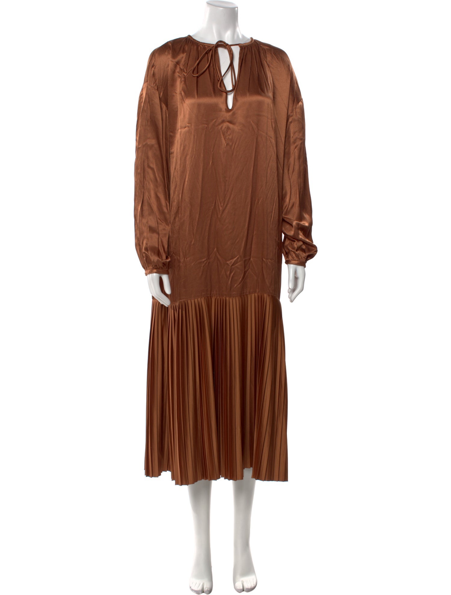 By Malene Birger Tie Neck Long Dress w/ Tags