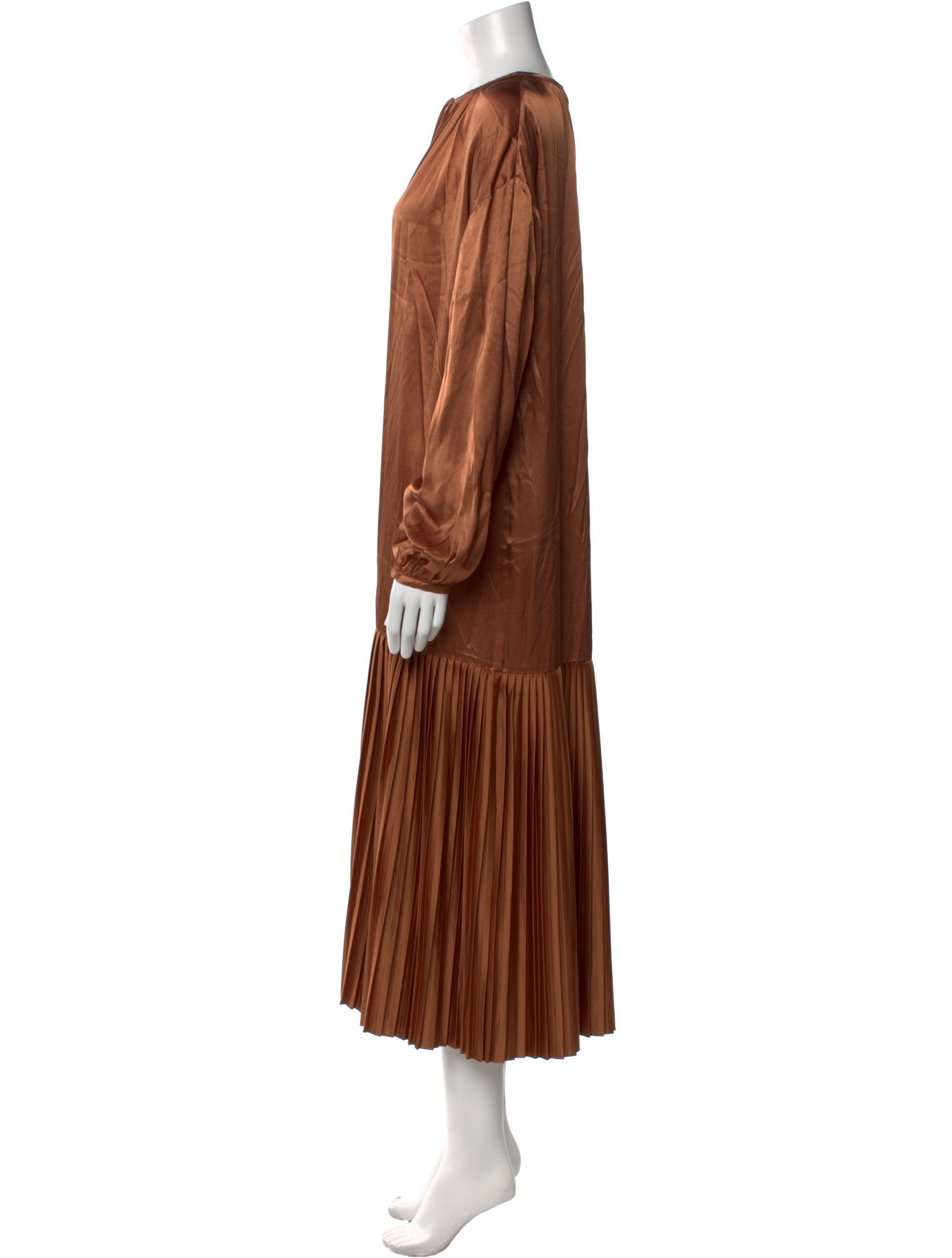 By Malene Birger Tie Neck Long Dress w/ Tags