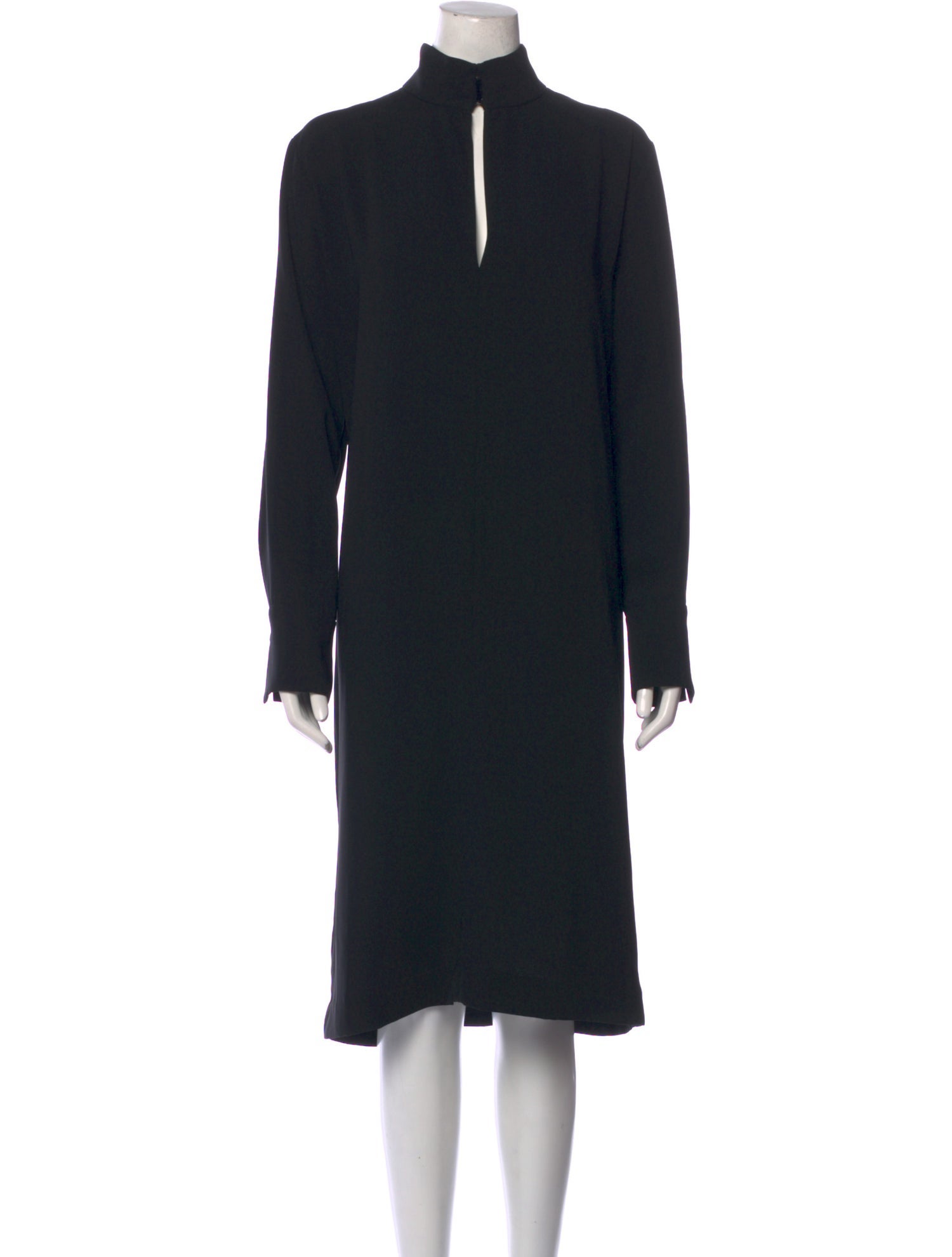 By Malene Birger Mock Neck Midi Length Dress