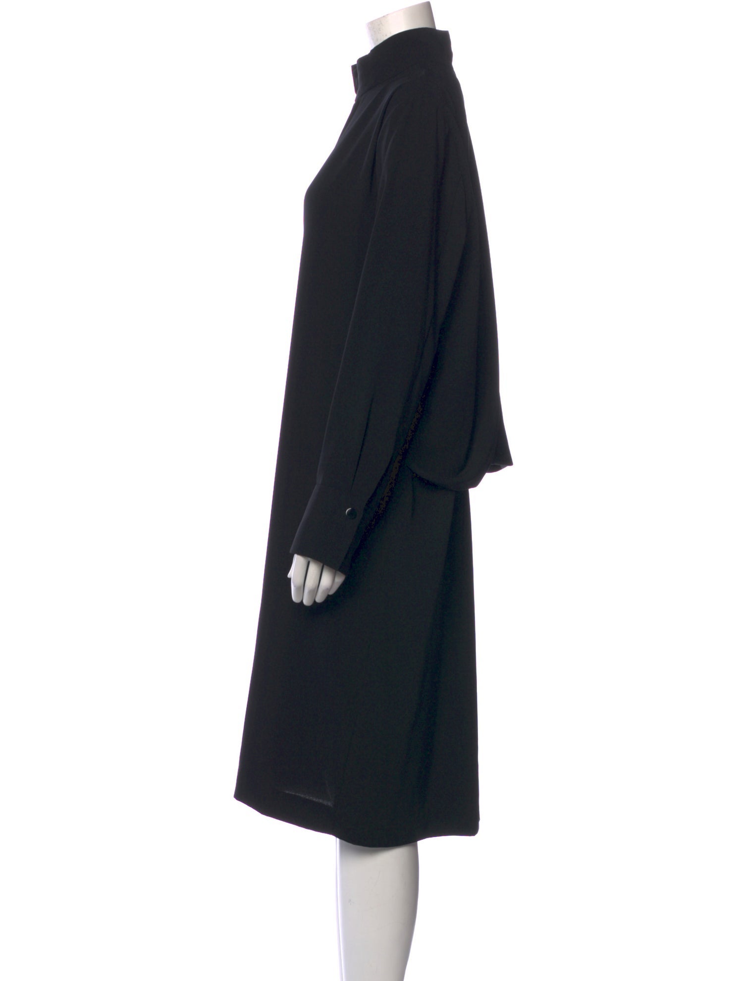 By Malene Birger Mock Neck Midi Length Dress