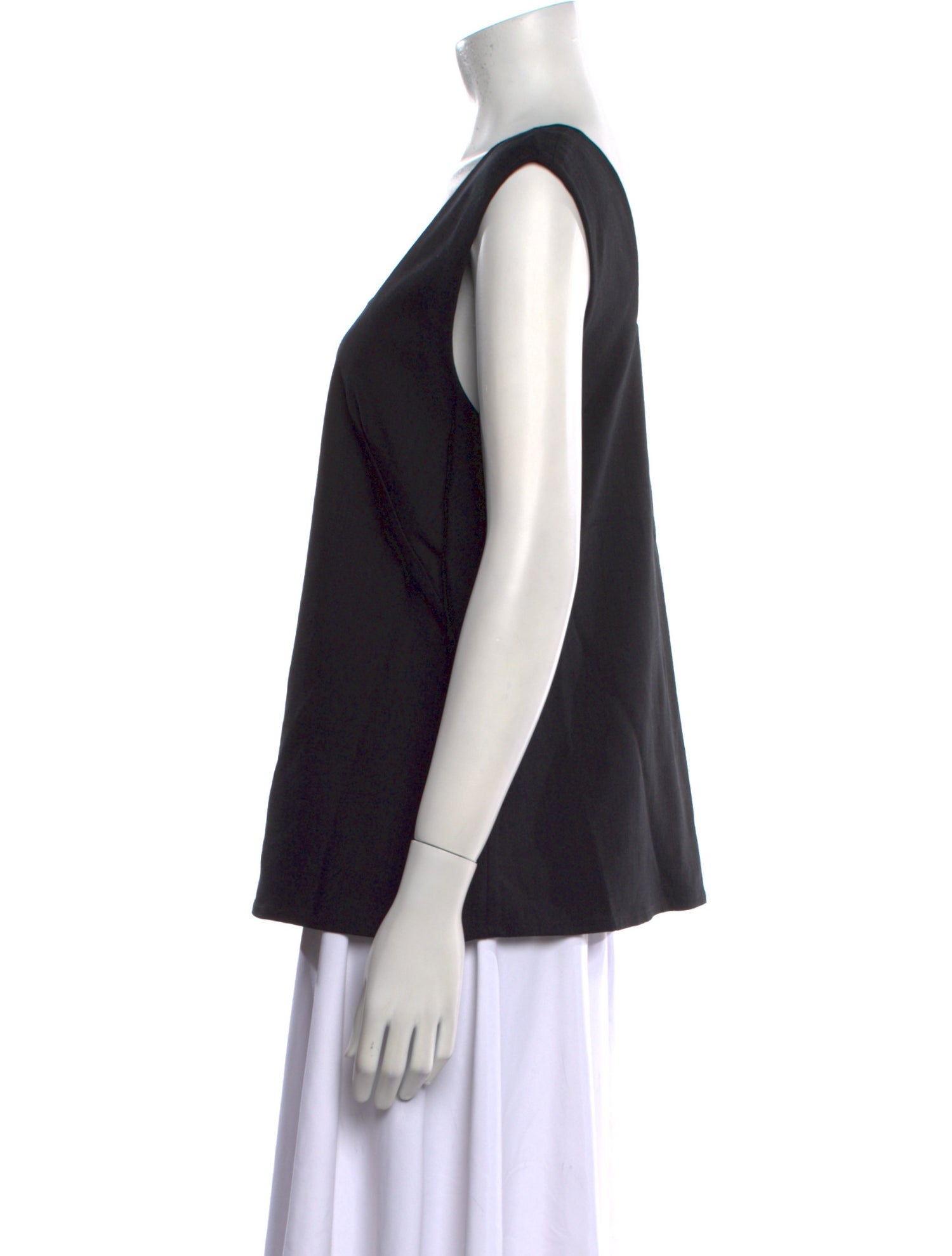 By Malene Birger Square Neckline Sleeveless Top