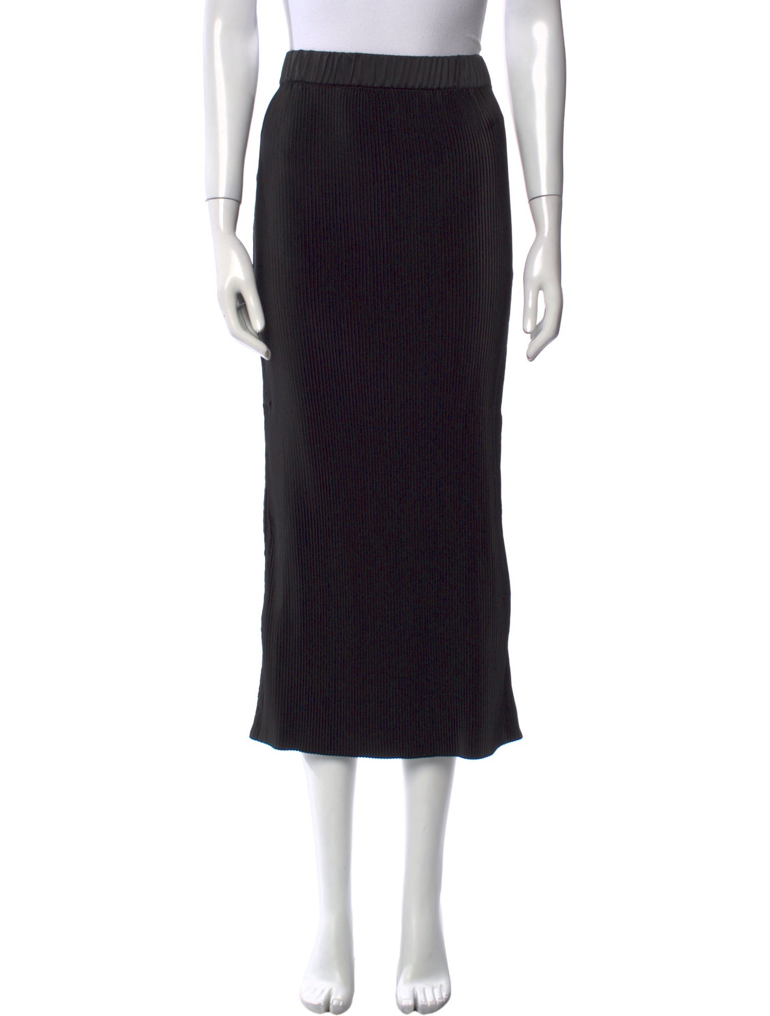 By Malene Birger Pleated Accents Midi Length Skirt