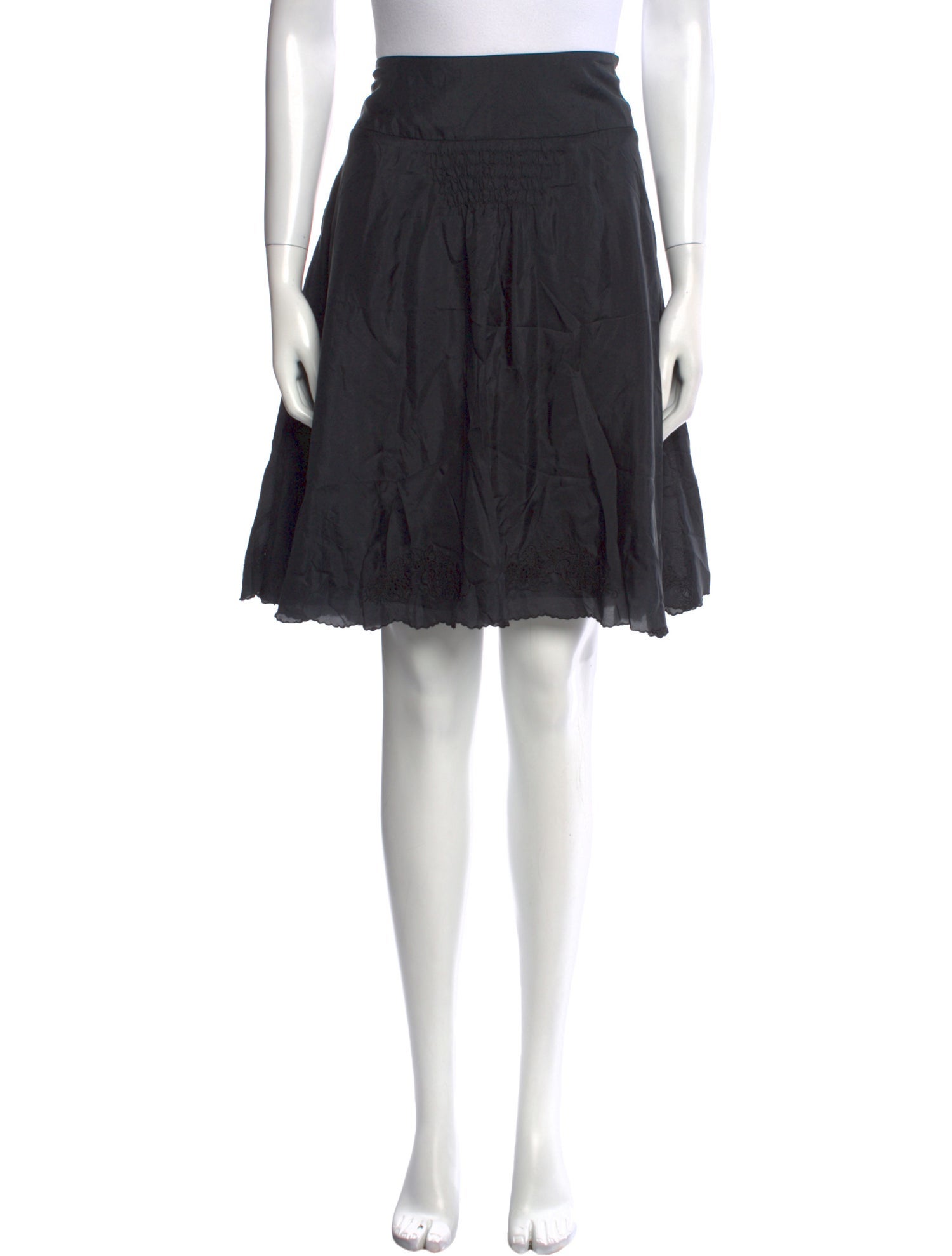 By Malene Birger Silk Knee-Length Skirt