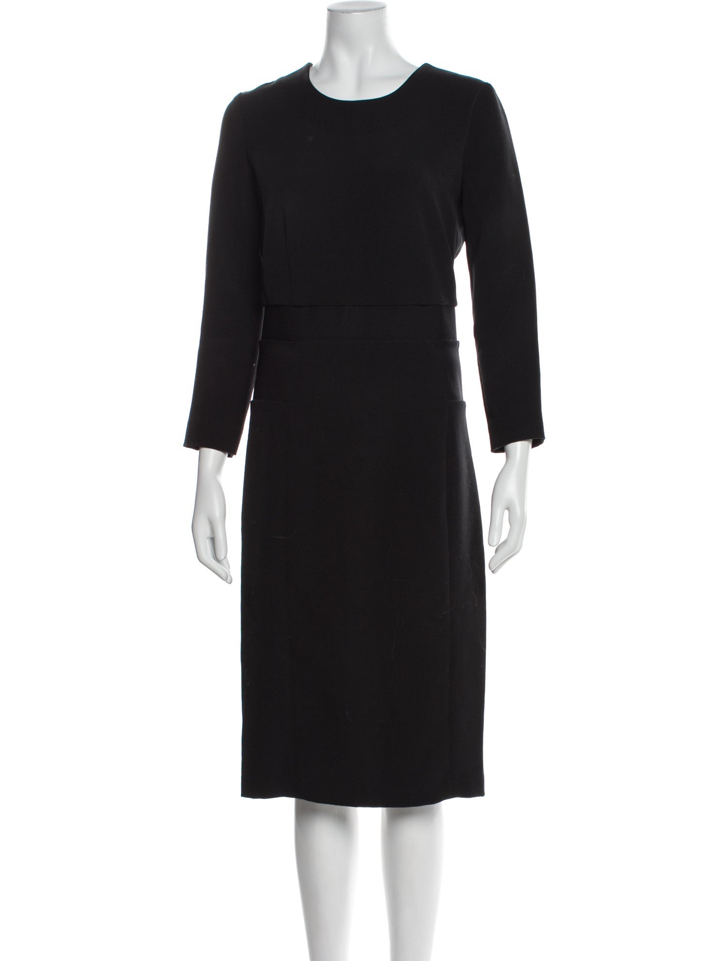 By Malene Birger Crew Neck Midi Length Dress
