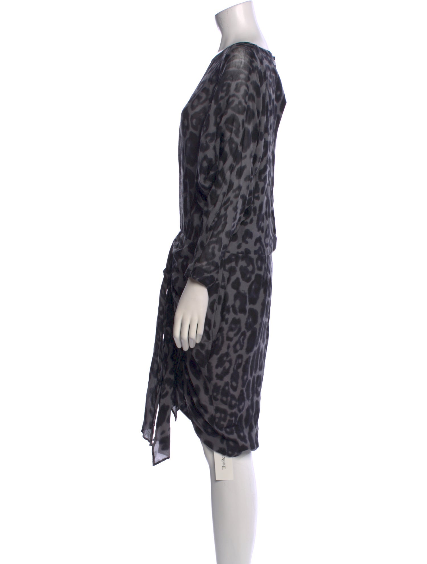 By Malene Birger Animal Print Knee-Length Dress