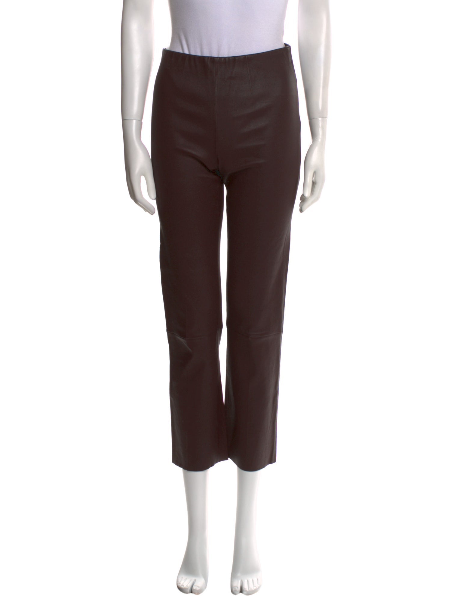 By Malene Birger Leather Straight Leg Pants