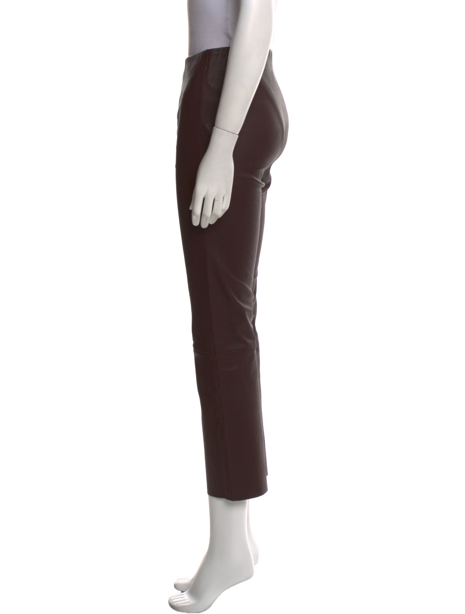 By Malene Birger Leather Straight Leg Pants