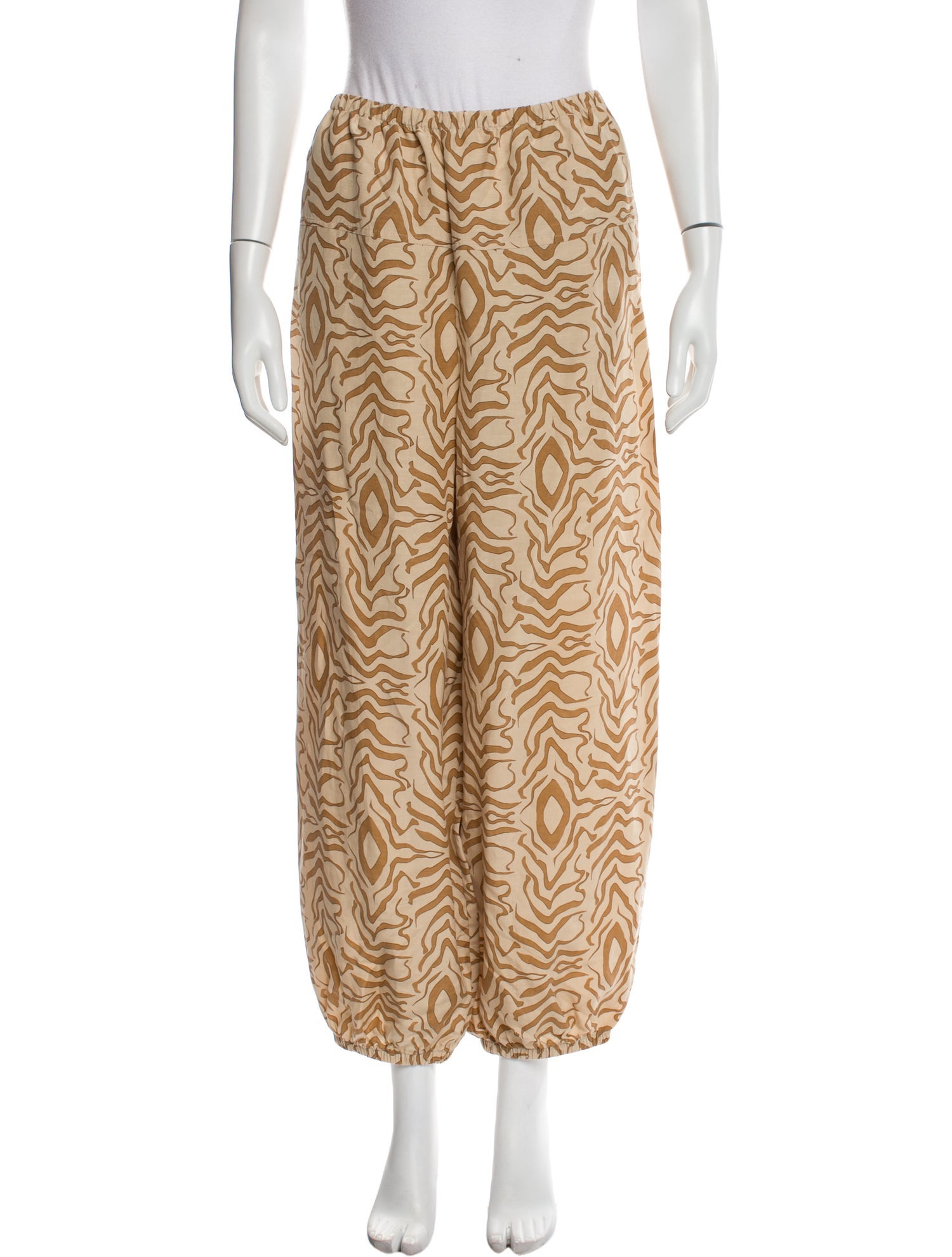 By Malene Birger Printed Straight Leg Pants