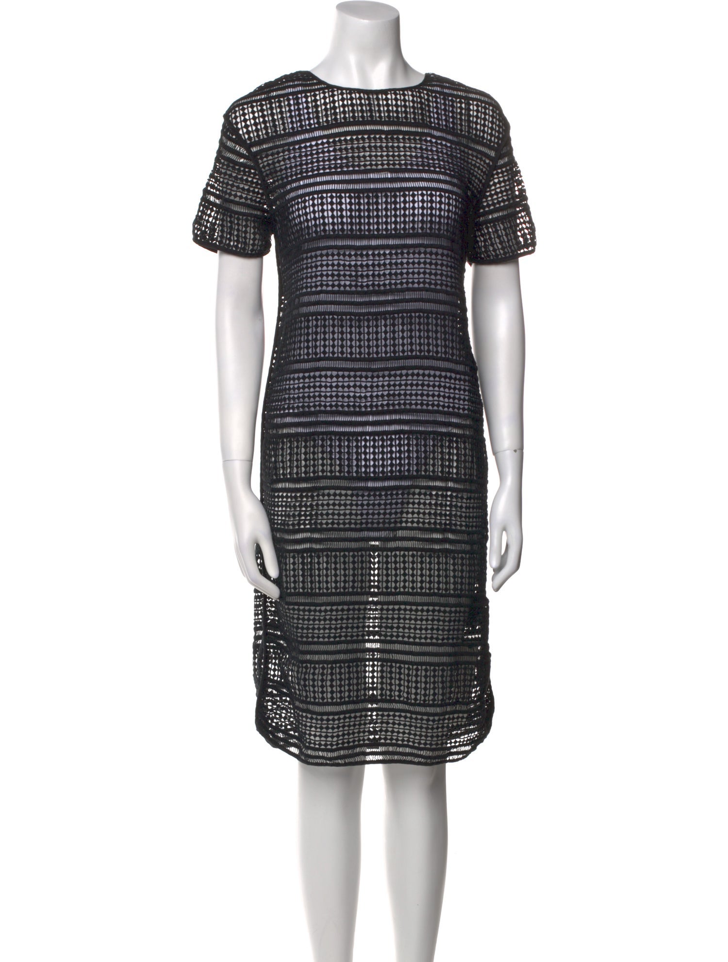 By Malene Birger Plaid Print Knee-Length Dress