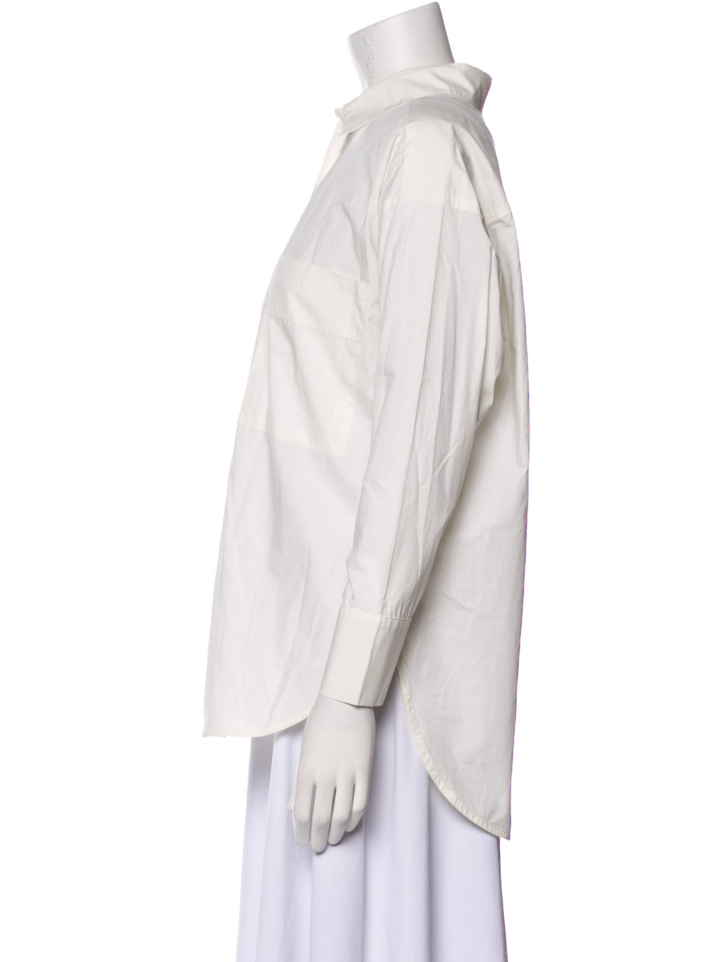 By Malene Birger Long Sleeve Button-Up Top