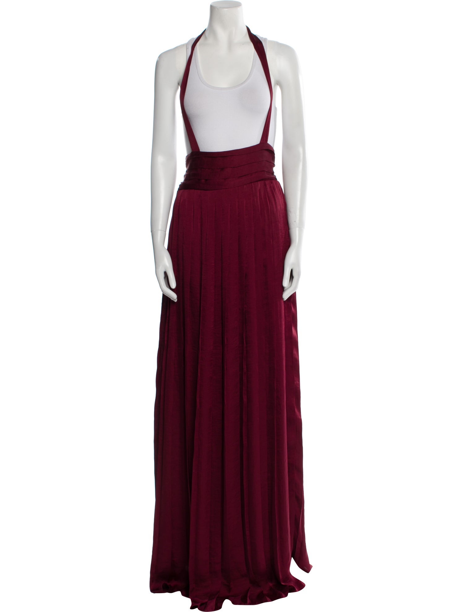 By Malene Birger Pleated Accents Long Skirt