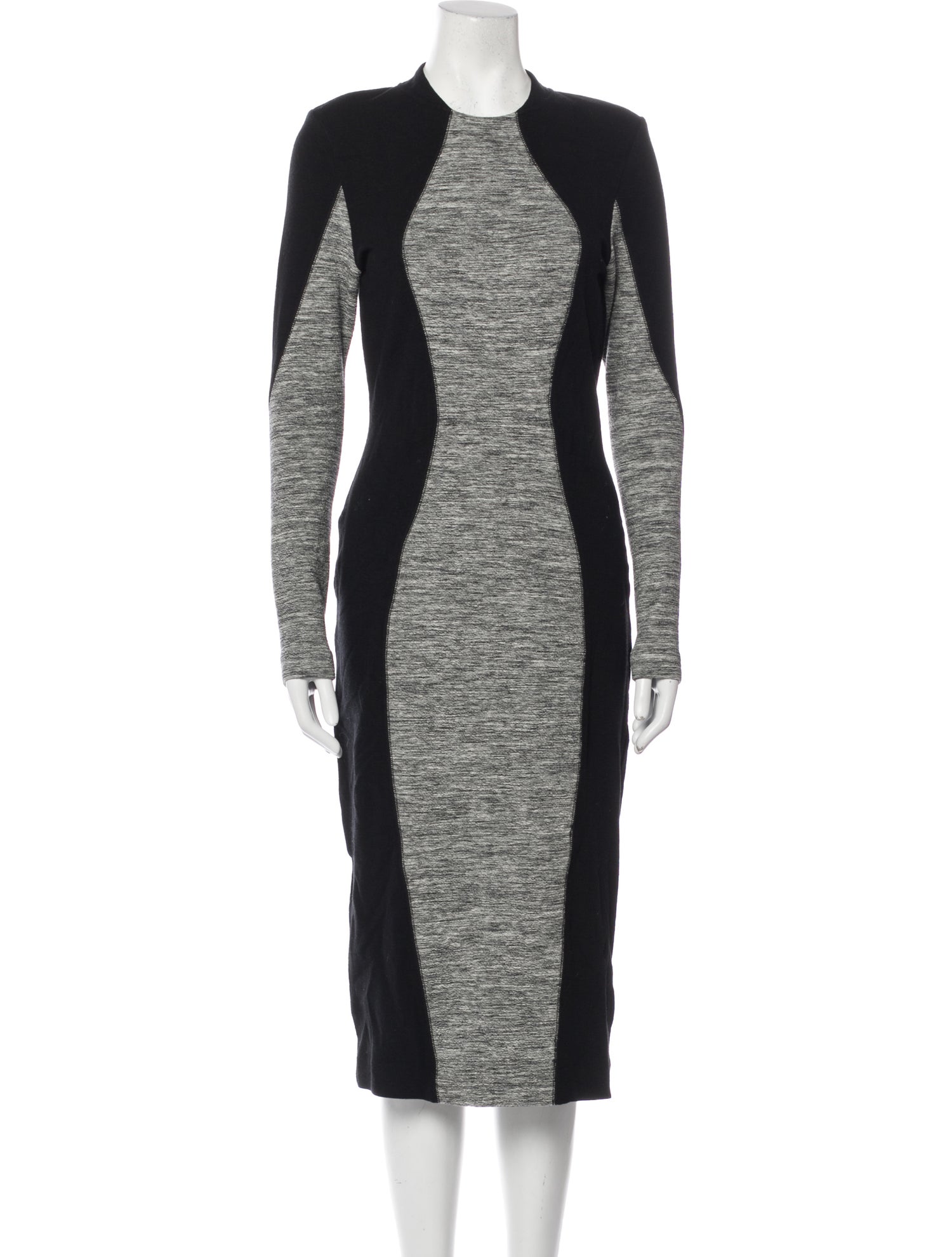 By Malene Birger Colorblock Pattern Midi Length Dress