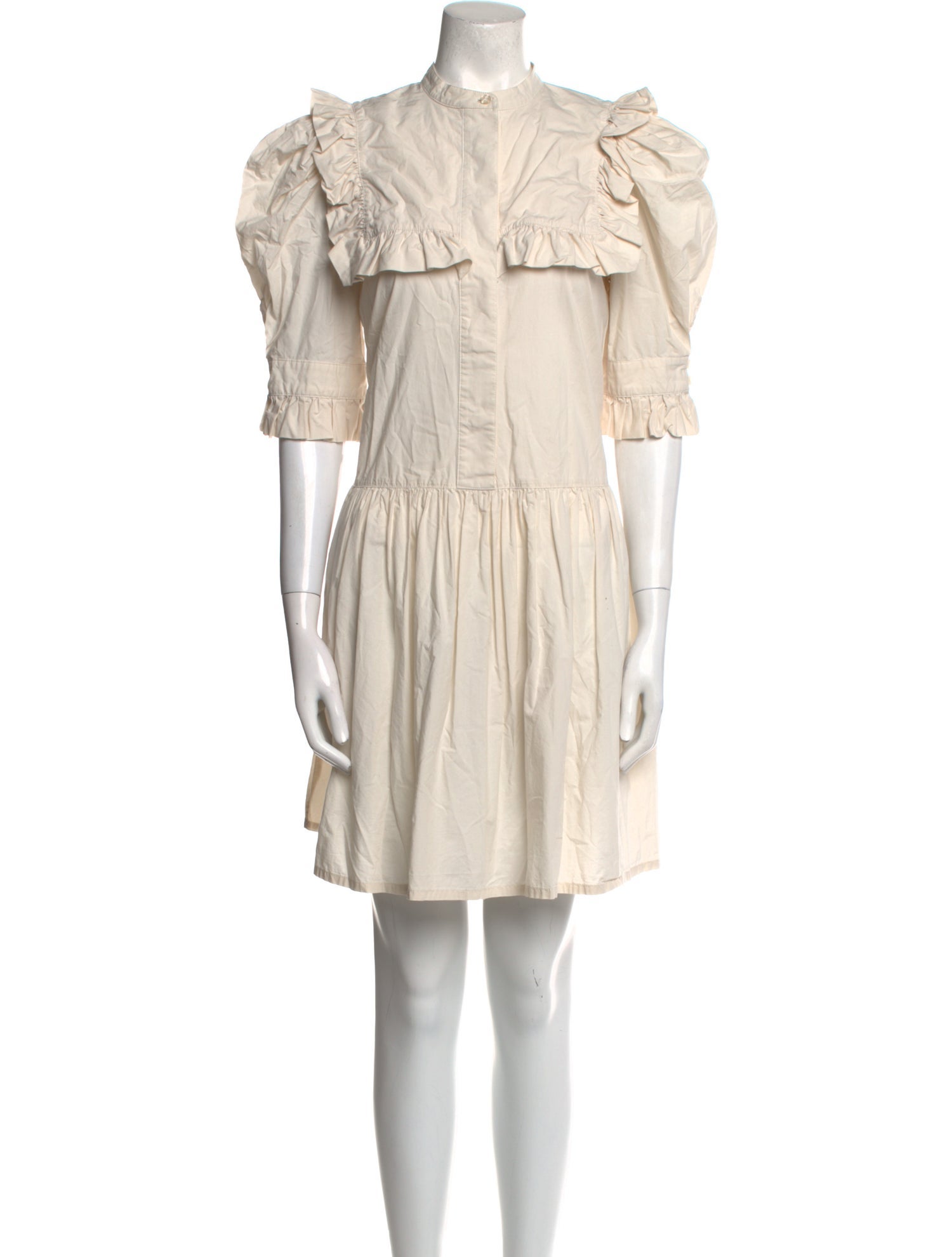 By Malene Birger Mock Neck Knee-Length Dress