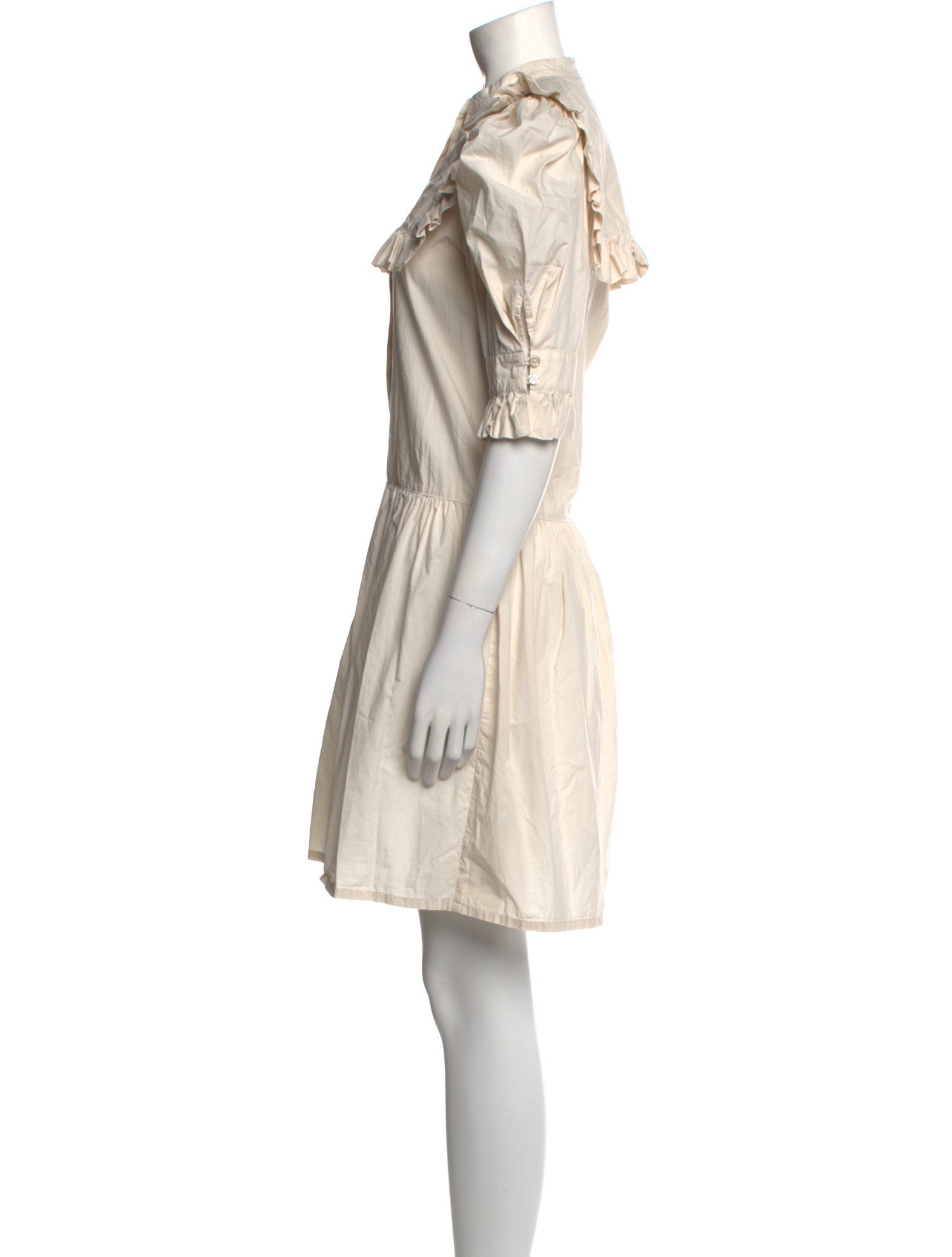 By Malene Birger Mock Neck Knee-Length Dress