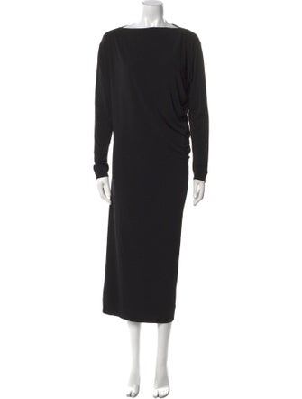 By Malene Birger Bateau Neckline Midi Length Dress