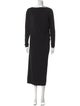 By Malene Birger Bateau Neckline Midi Length Dress
