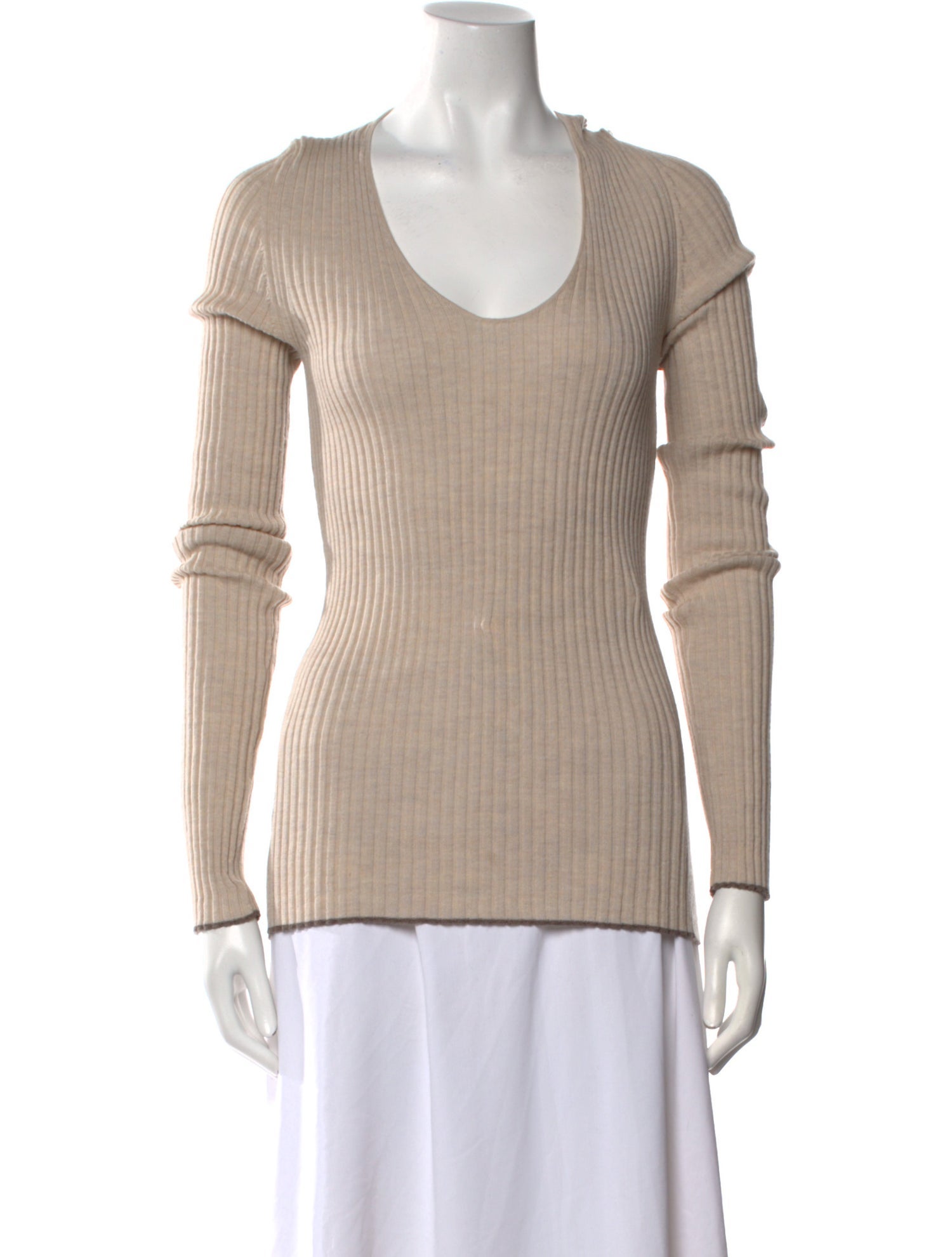 By Malene Birger Merino Wool Scoop Neck Sweater