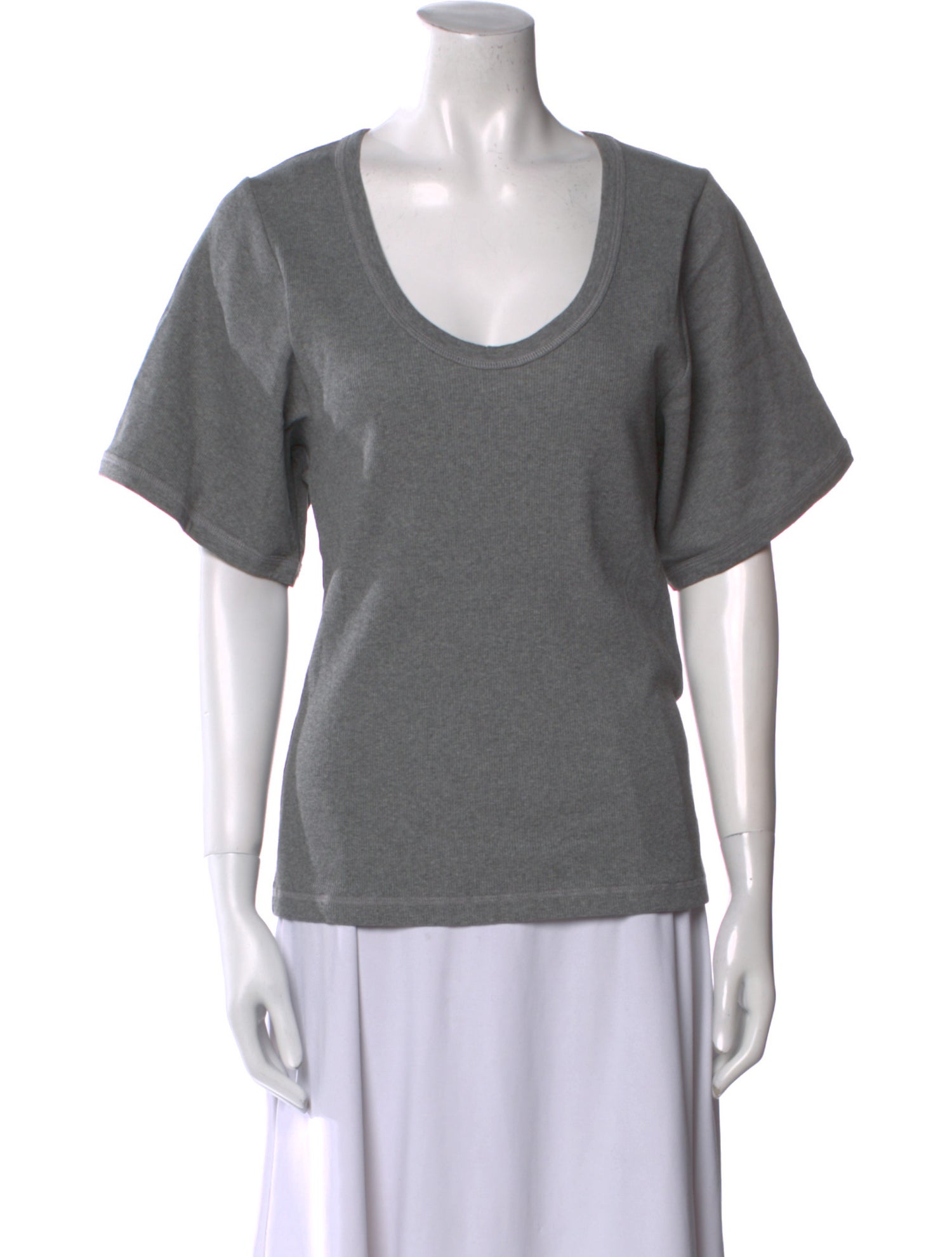 By Malene Birger Scoop Neck Short Sleeve T-Shirt