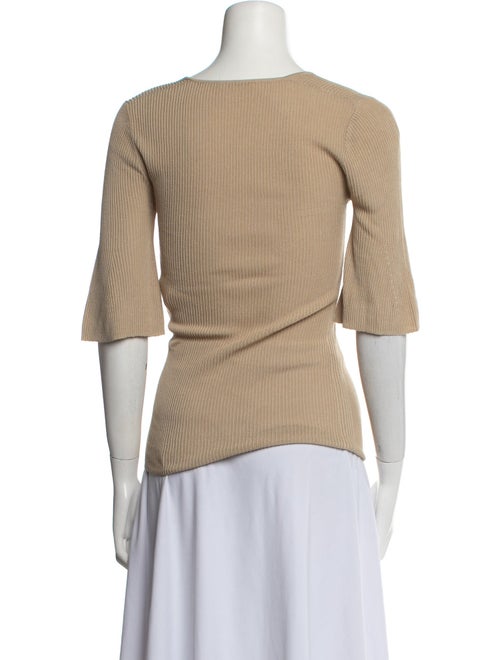 By Malene Birger Scoop Neck Short Sleeve Top