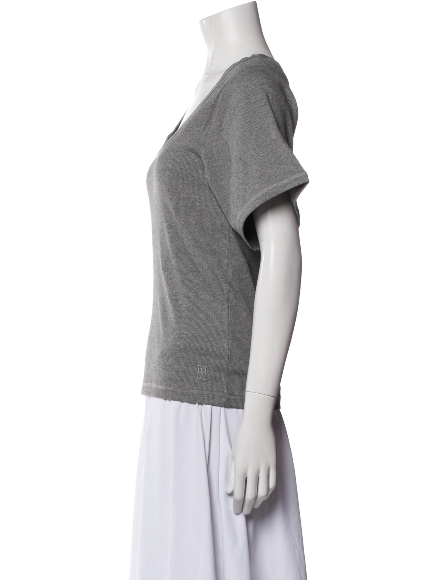 By Malene Birger Scoop Neck Short Sleeve T-Shirt