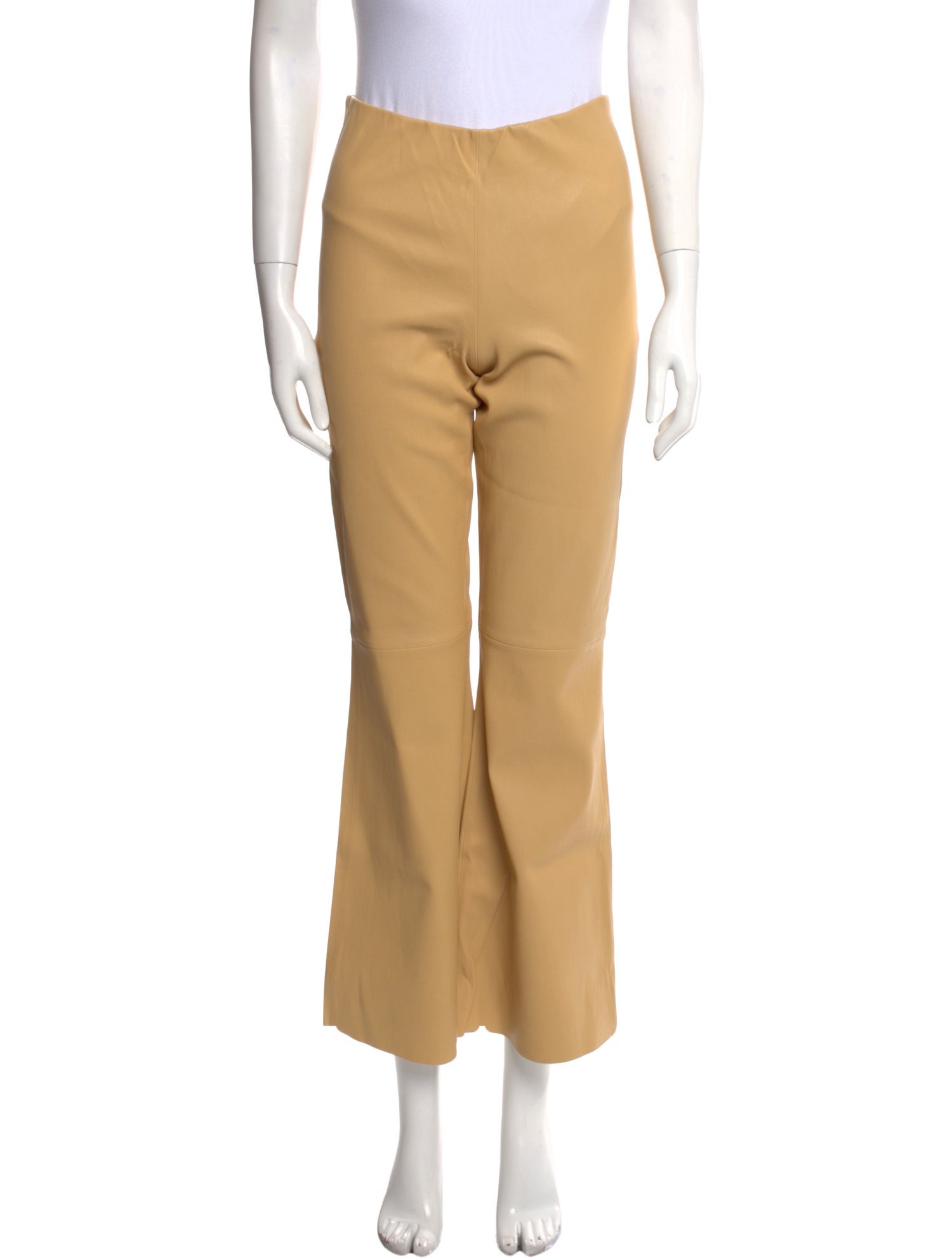 By Malene Birger Lamb Leather Wide Leg Pants