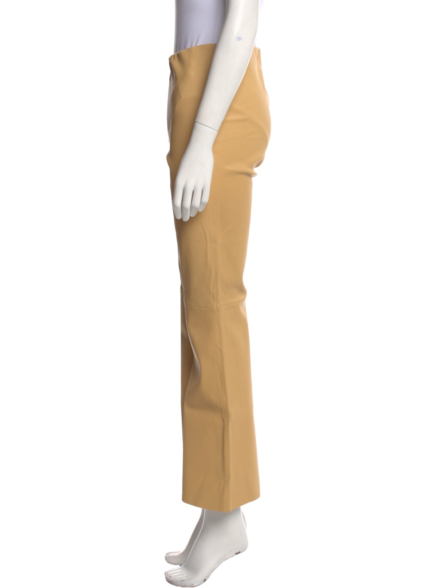 By Malene Birger Lamb Leather Wide Leg Pants