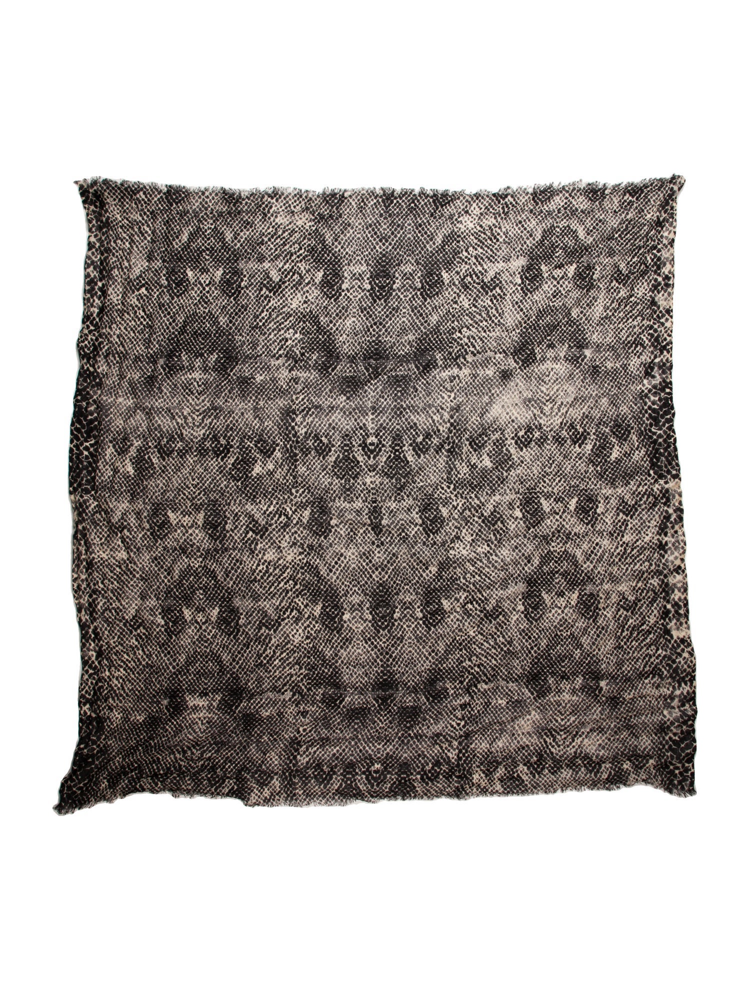 By Malene Birger Wool Animal Print Shawl