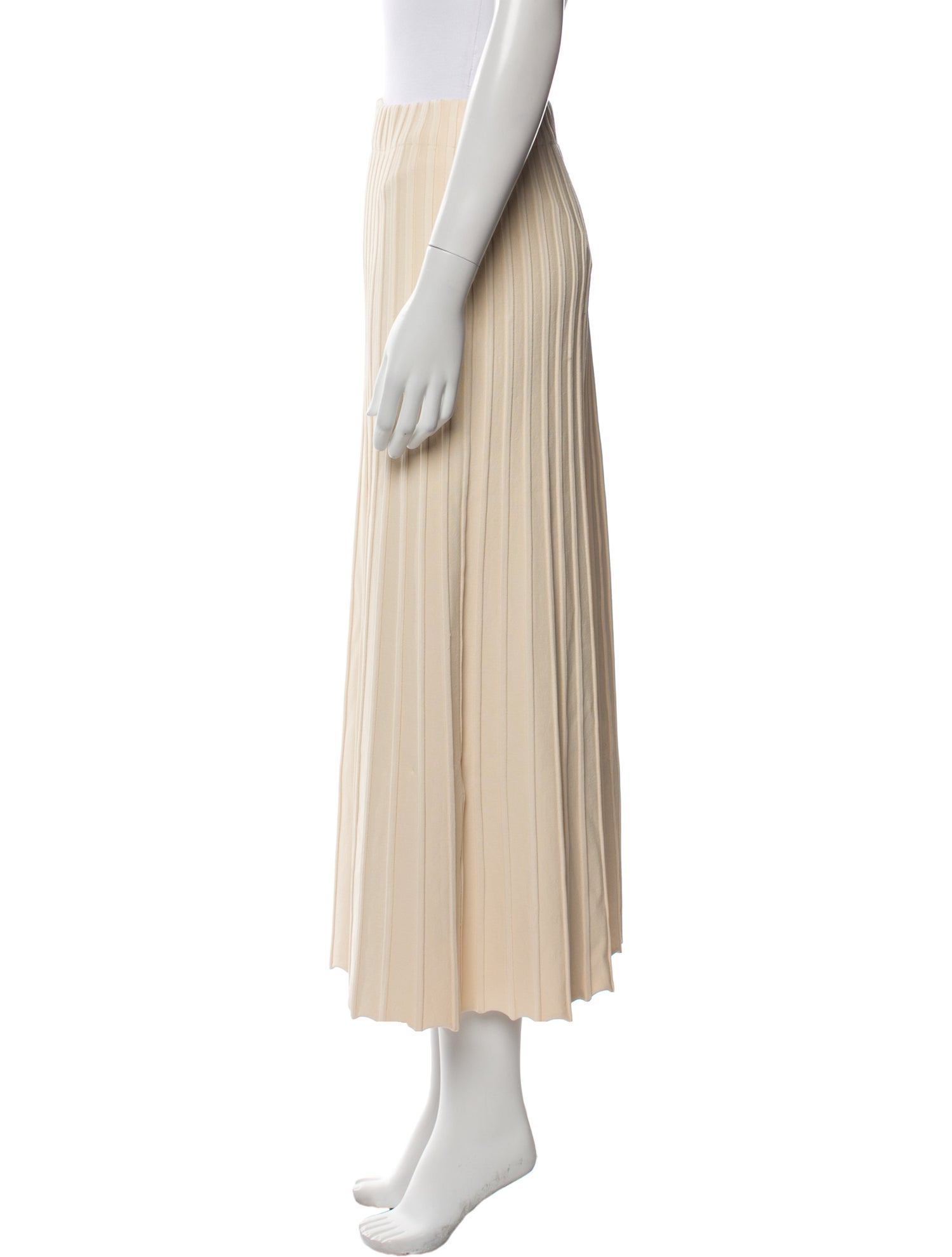 By Malene Birger Pleated Accents Midi Length Skirt w/ Tags