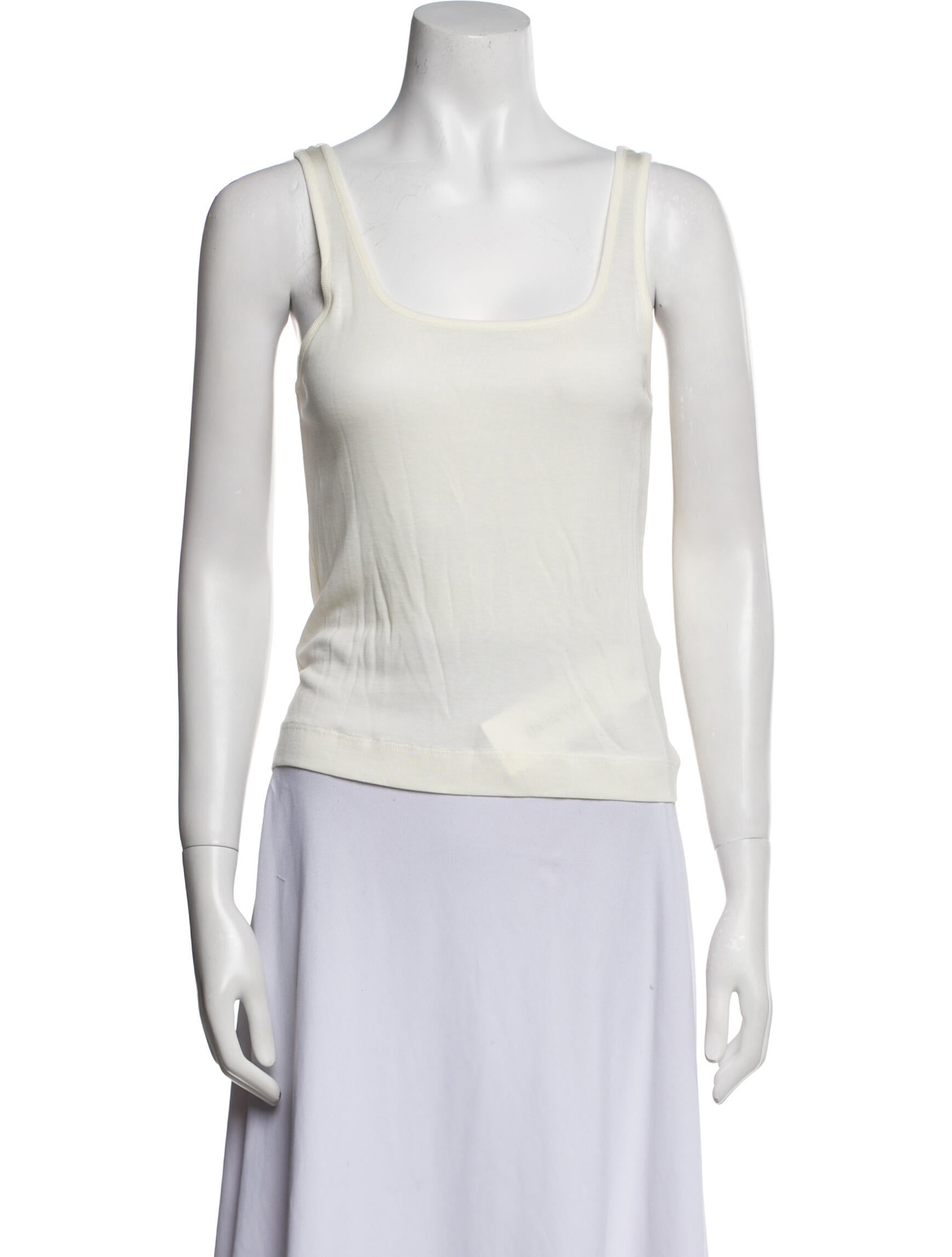 By Malene Birger Scoop Neck Sleeveless Top