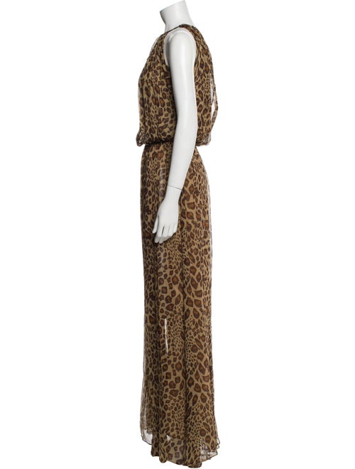By Malene Birger Animal Print Long Dress