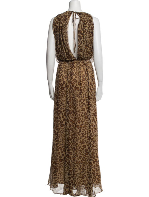 By Malene Birger Animal Print Long Dress