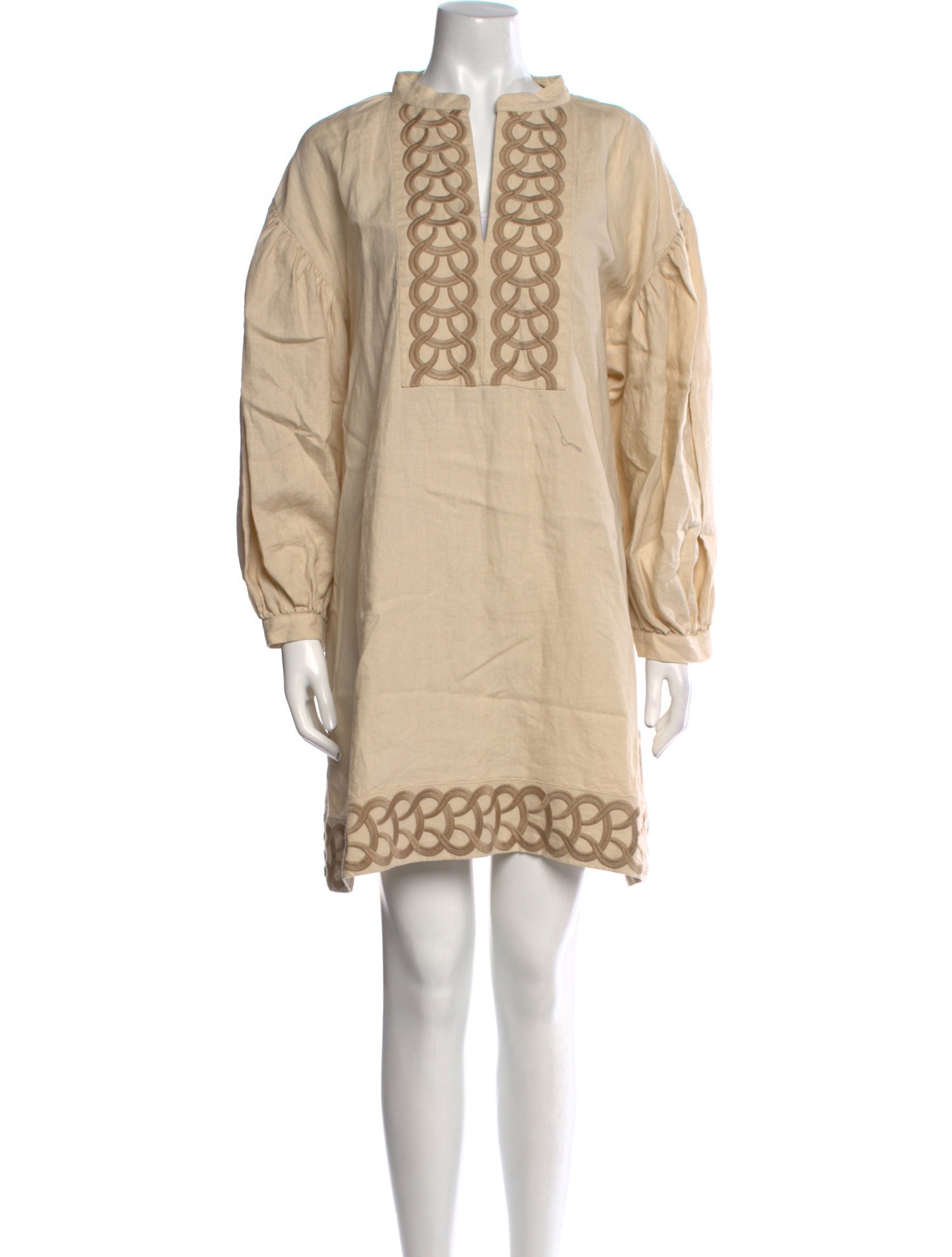 By Malene Birger Linen Mini Dress