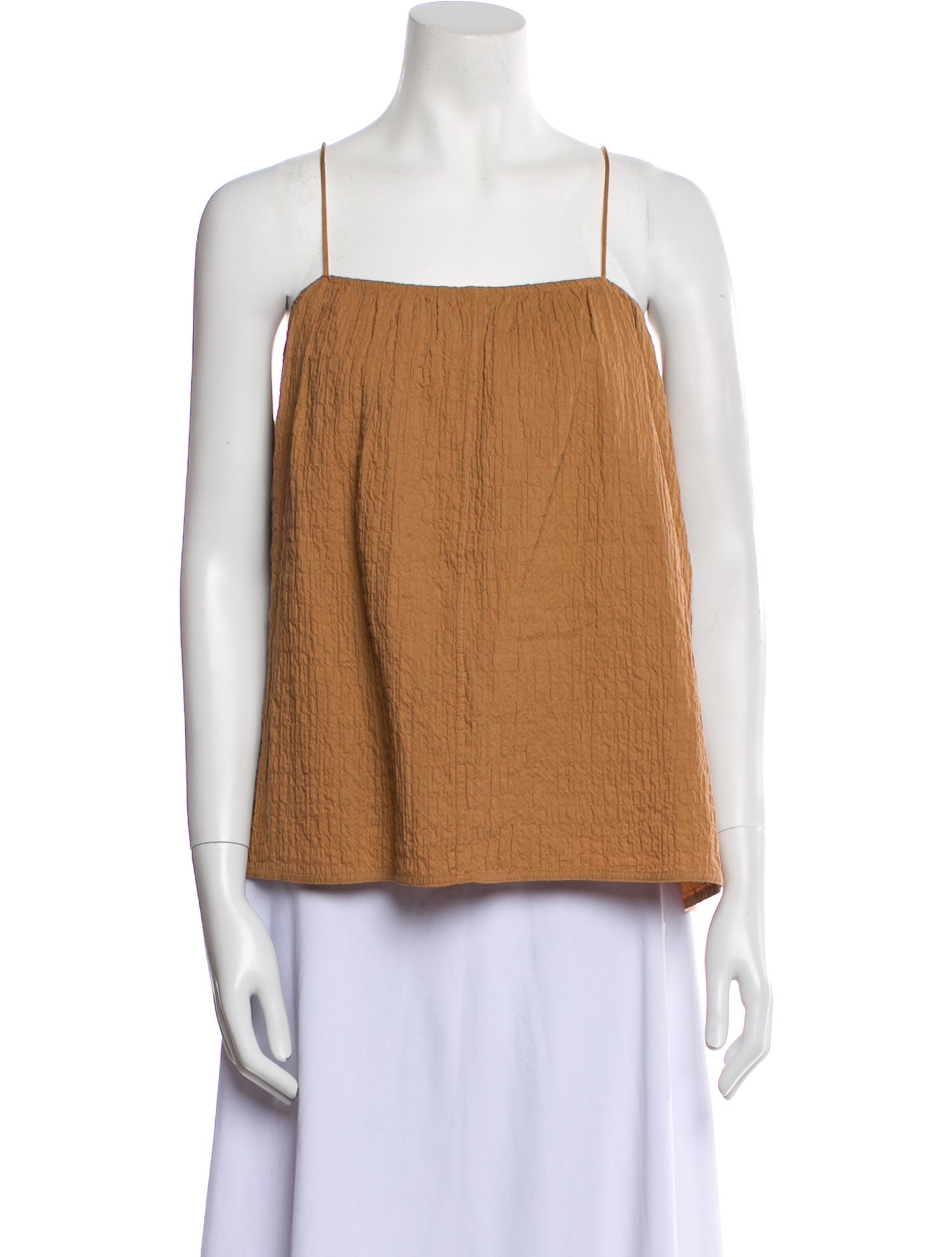 By Malene Birger Square Neckline Sleeveless Top