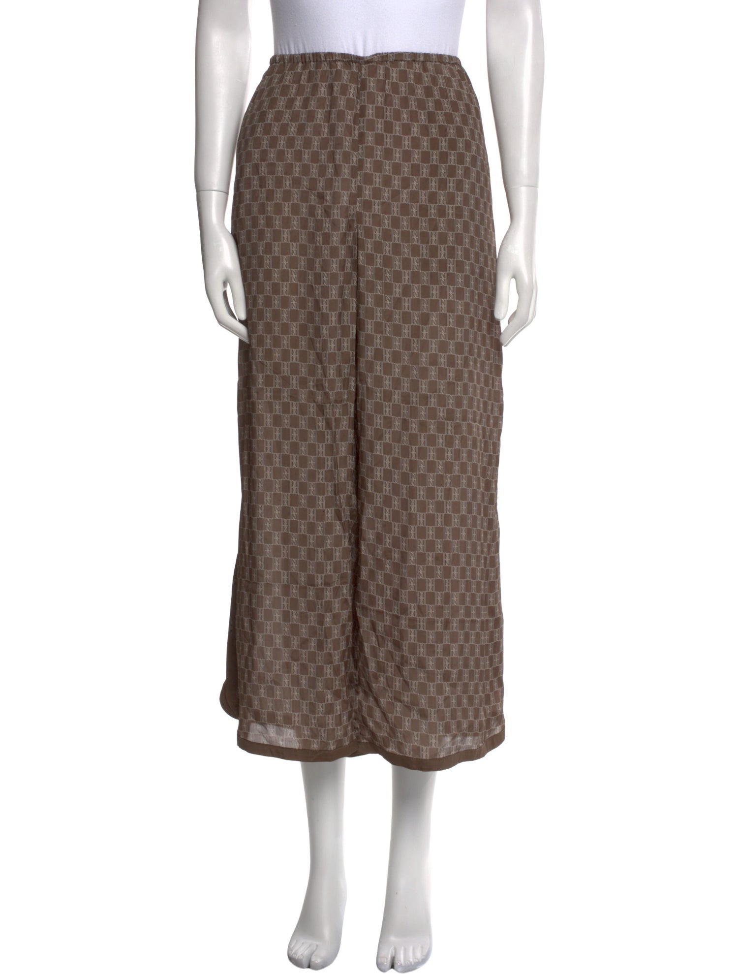 By Malene Birger Printed Wide Leg Pants
