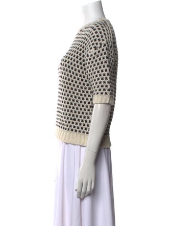 By Malene Birger Printed Crew Neck Sweater