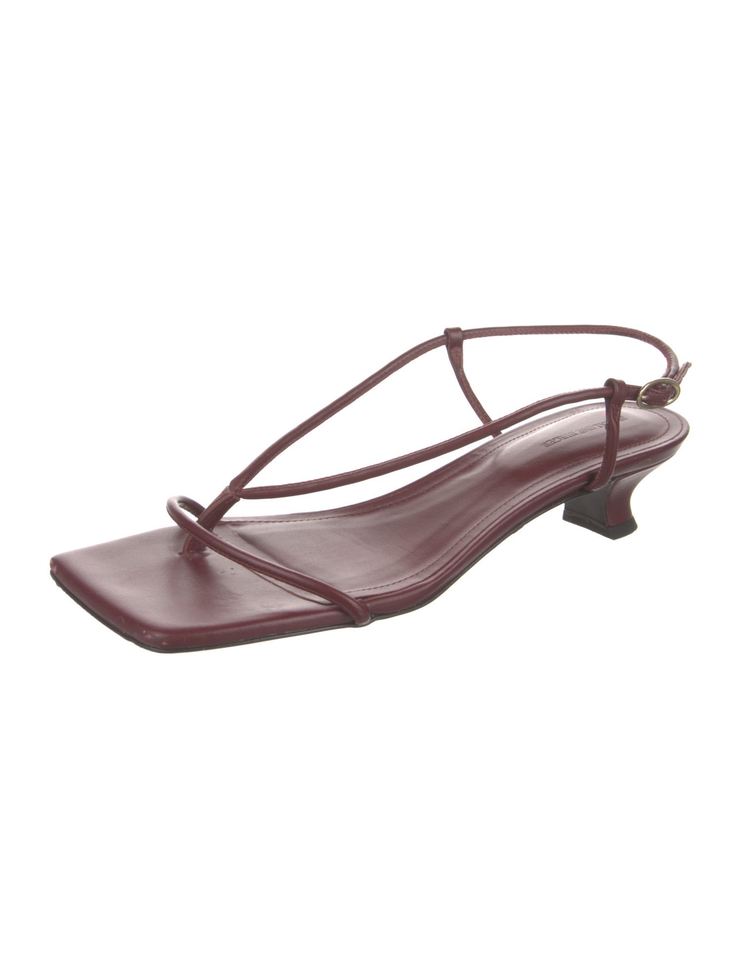 By Malene Birger Leather Slingback Sandals