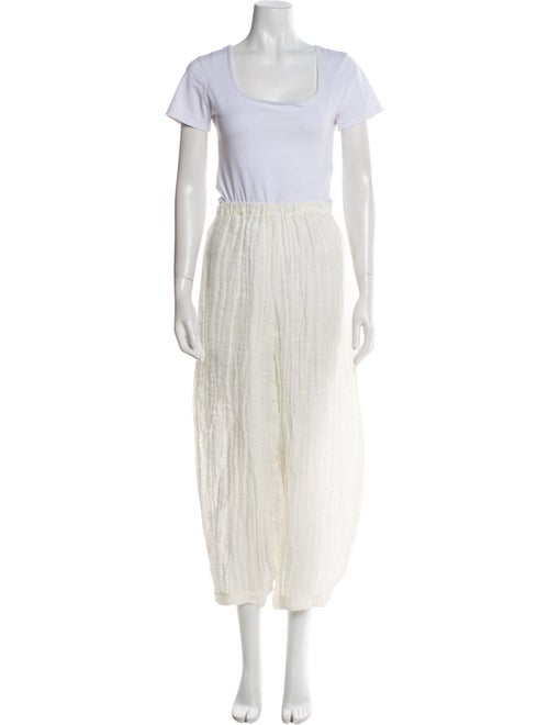 By Malene Birger Linen Raw-Edge Trim Pant Set