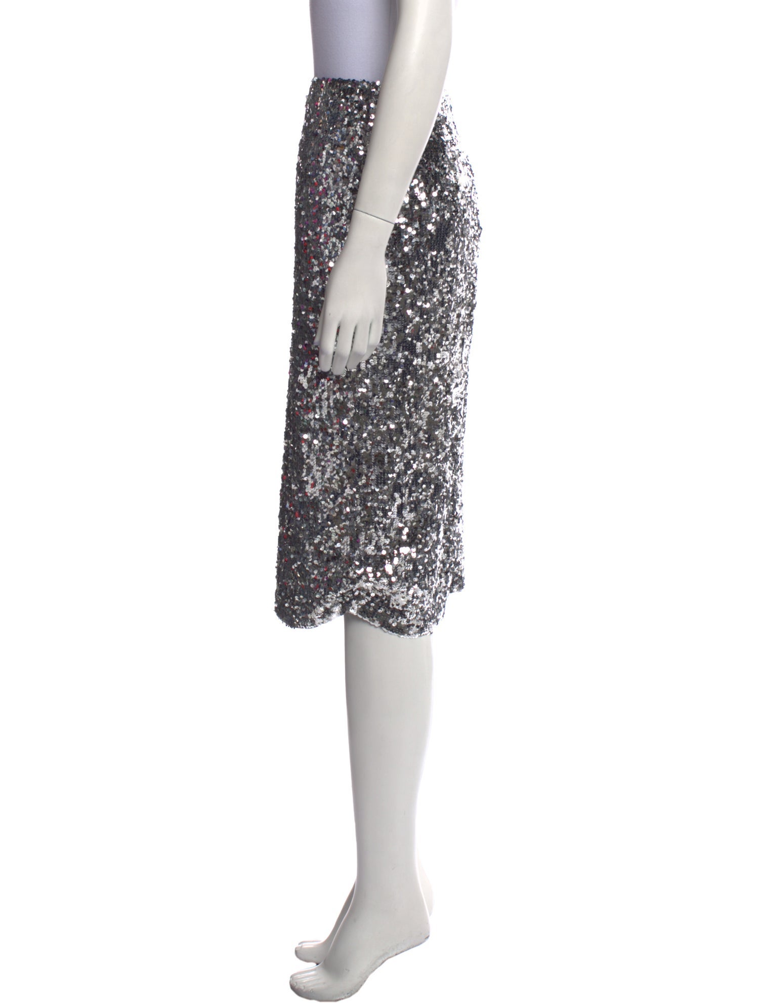 By Malene Birger Sequin Embellishments Knee-Length Skirt