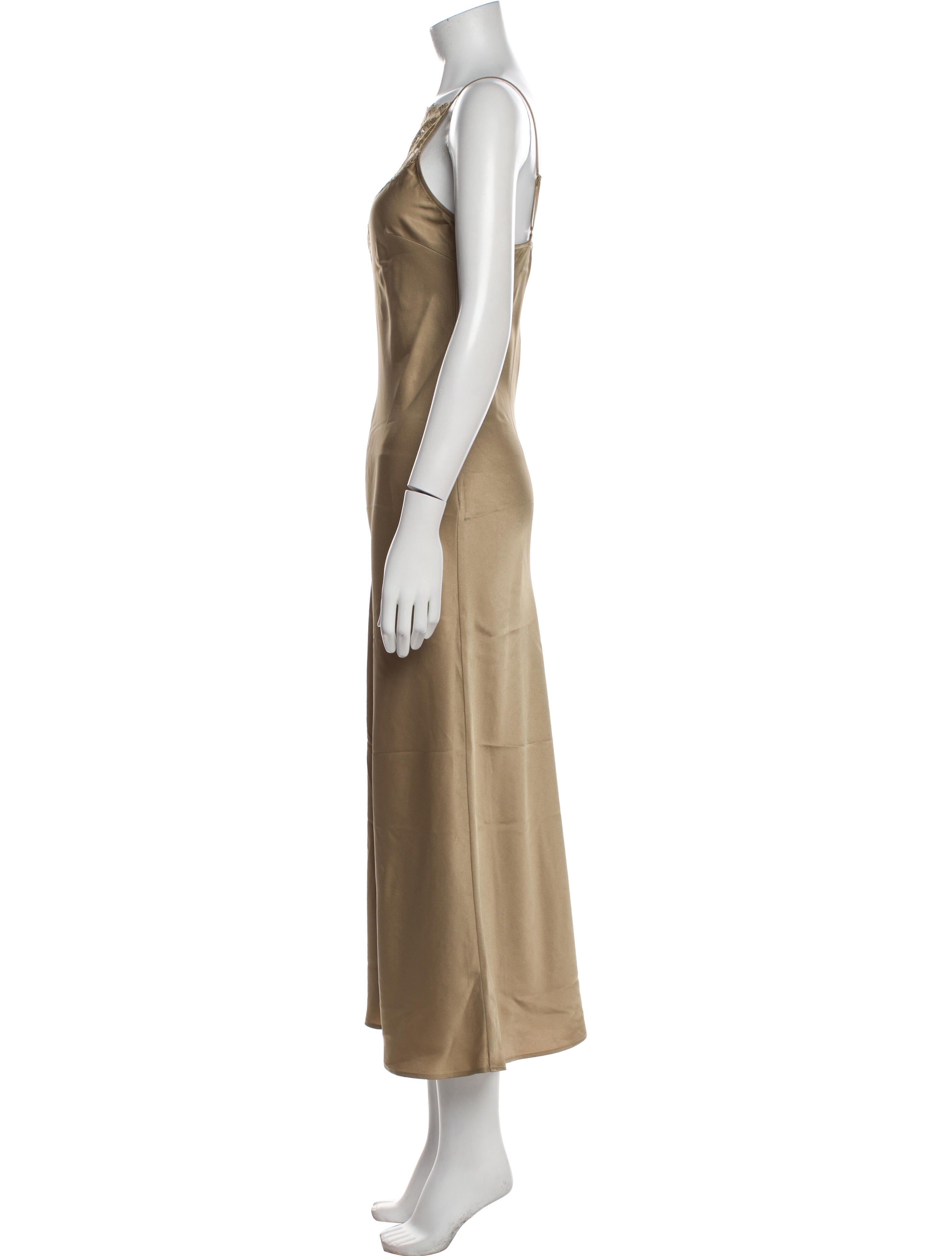 By Malene Birger Satin Long Dress