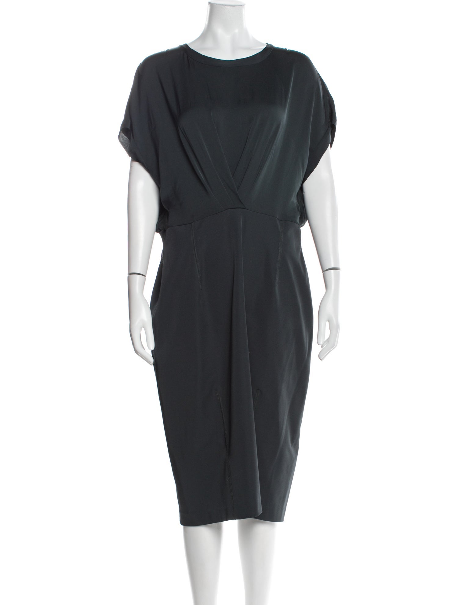 By Malene Birger Scoop Neck Midi Length Dress