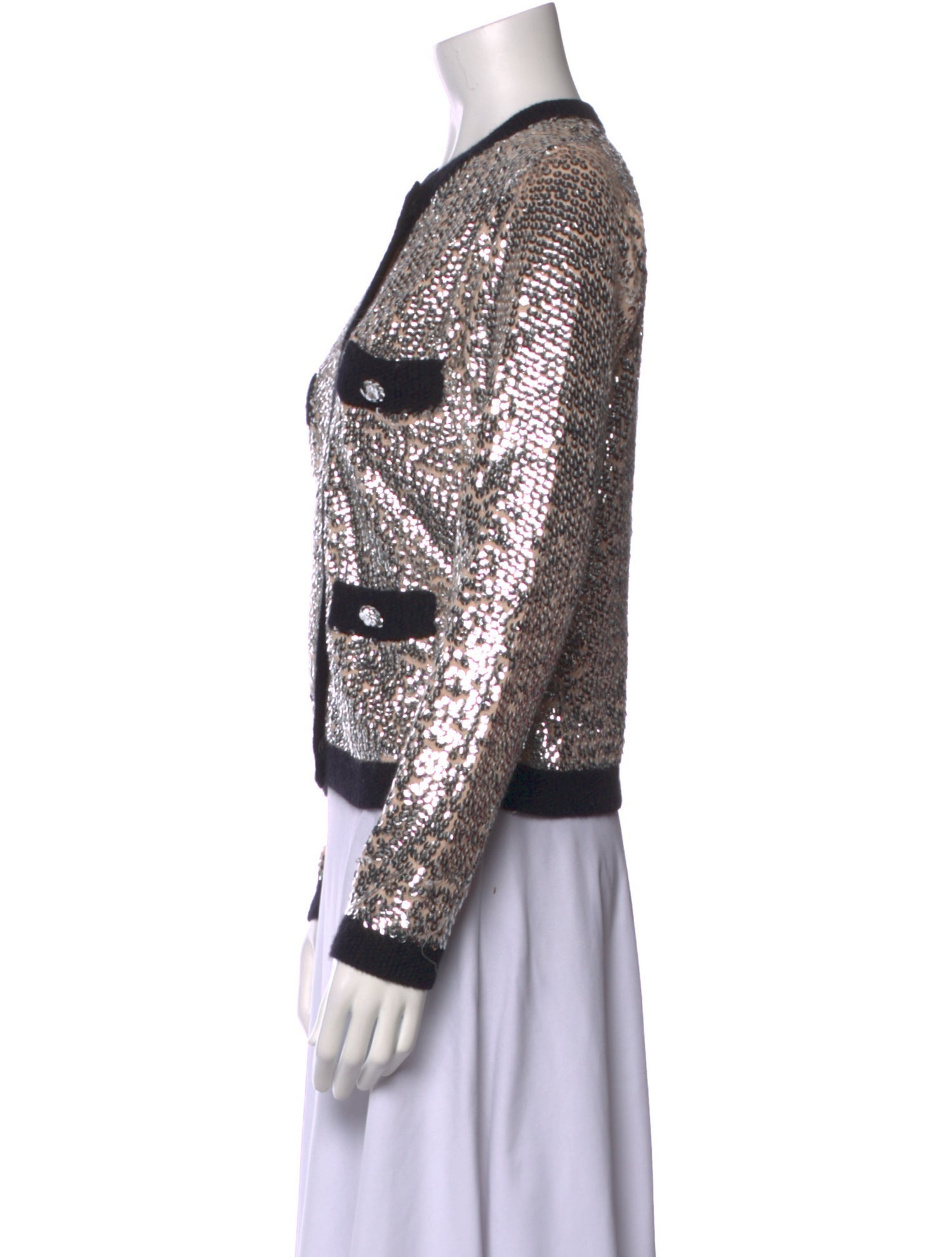 By Malene Birger Angora Colorblock Pattern Sweater