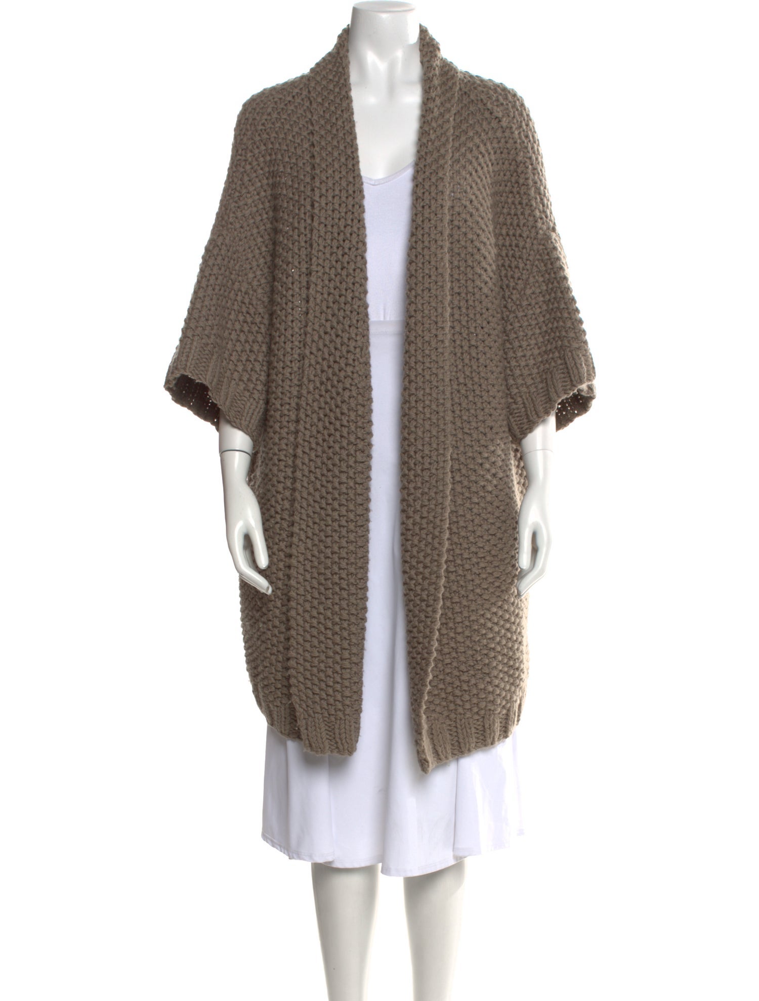 By Malene Birger Wool Open Front Sweater