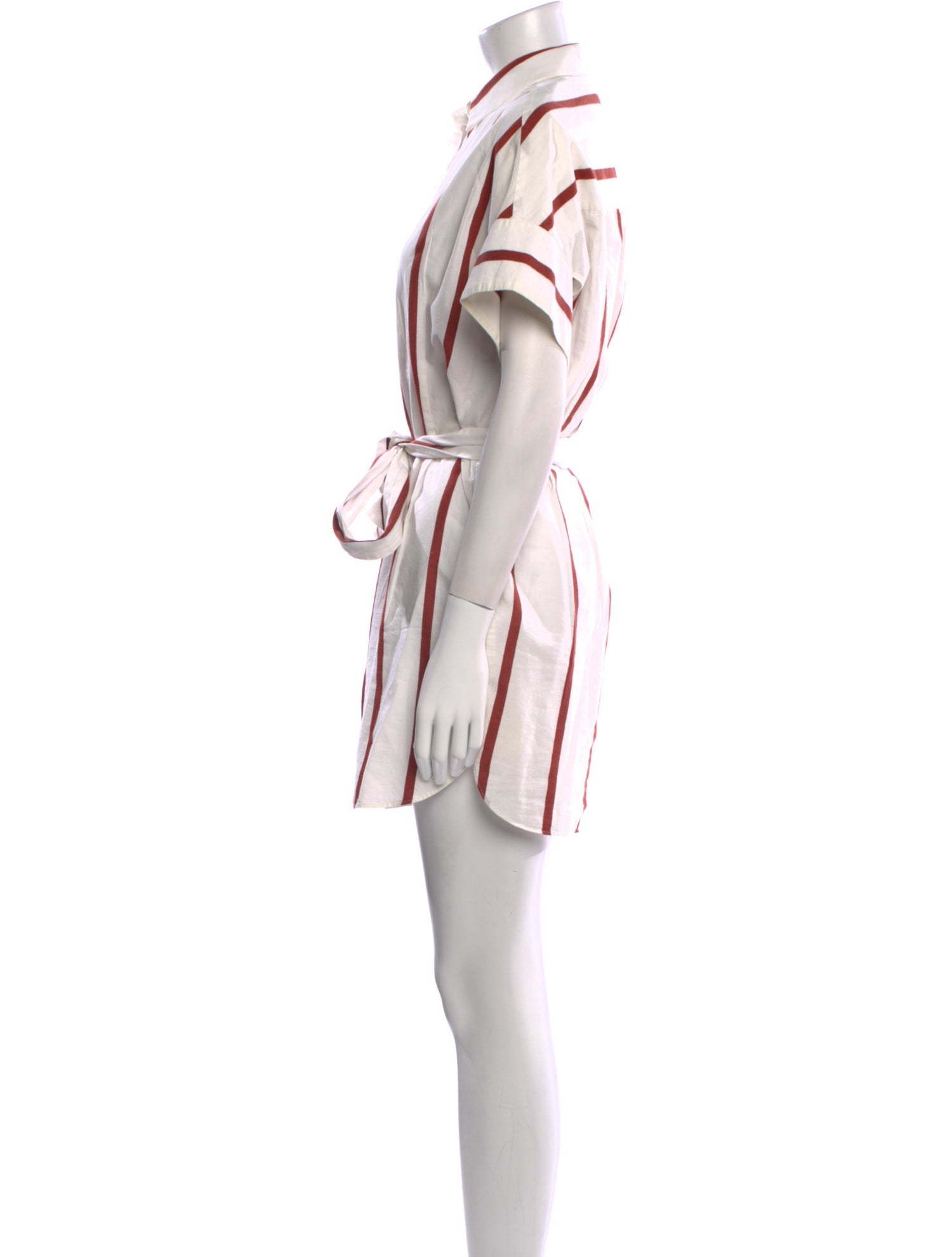 By Malene Birger Striped Mini Dress