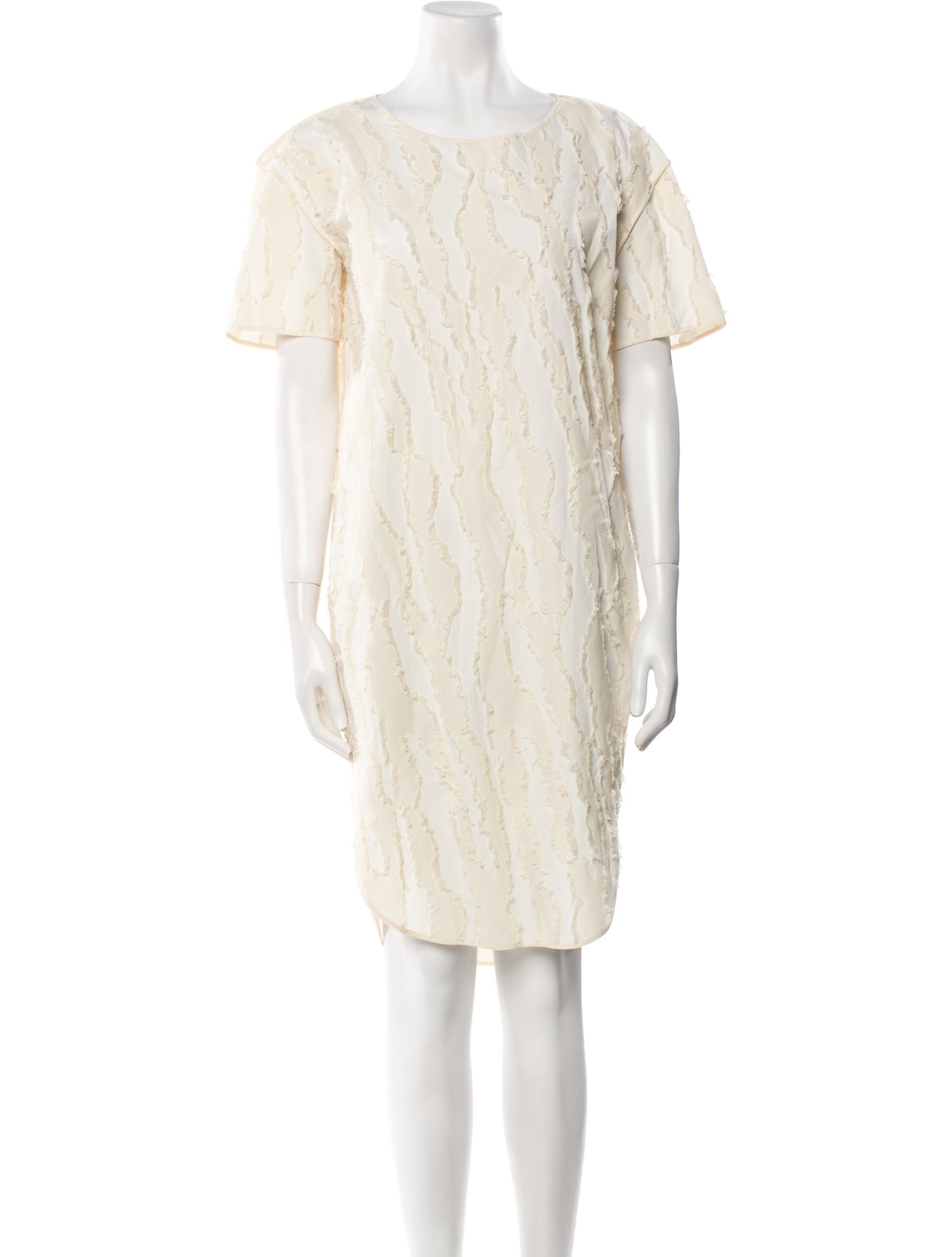 By Malene Birger Scoop Neck Knee-Length Dress