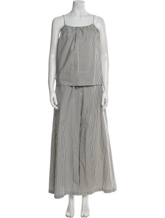 By Malene Birger Striped Ruffle Embellishment Set