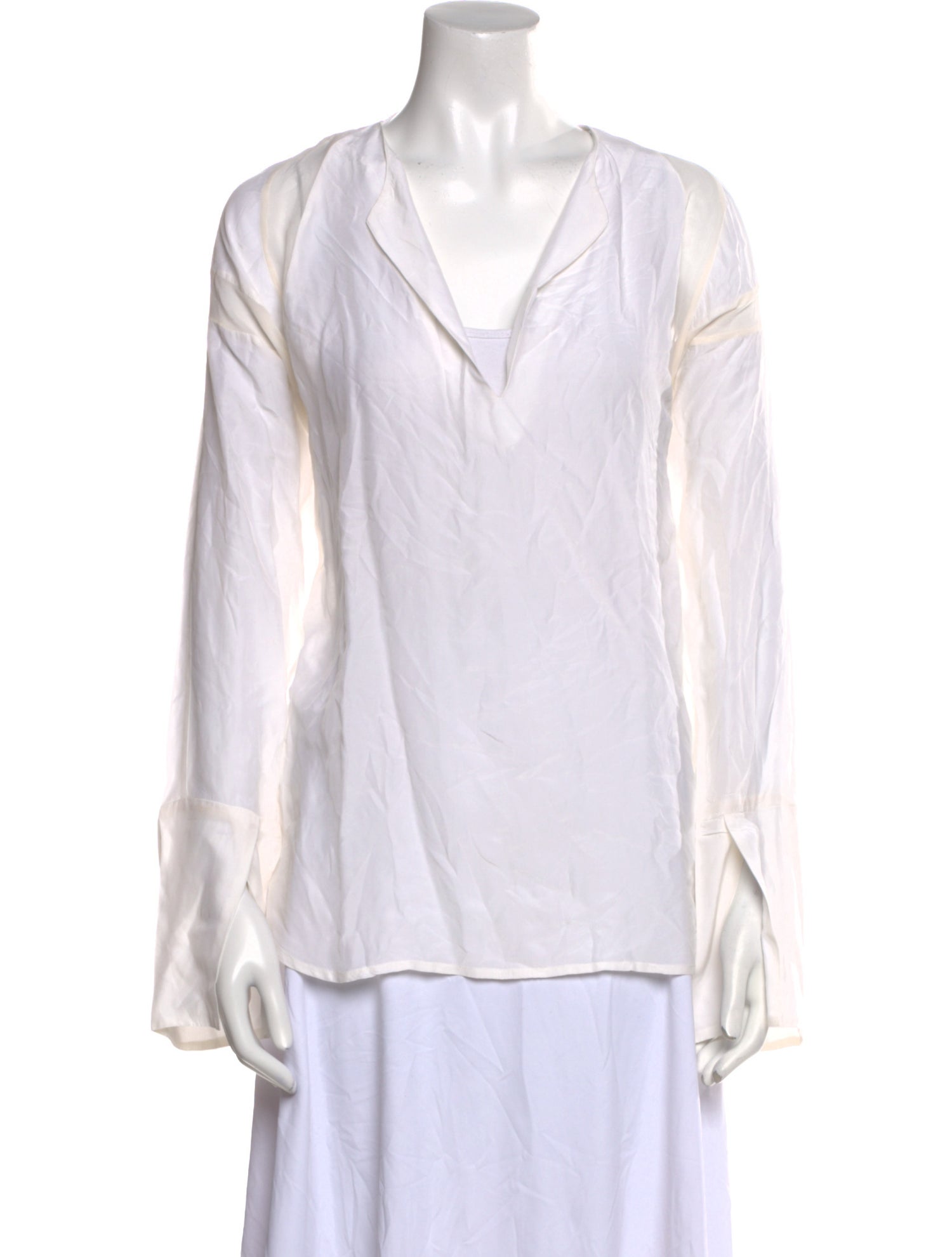 By Malene Birger V-Neck Long Sleeve Blouse