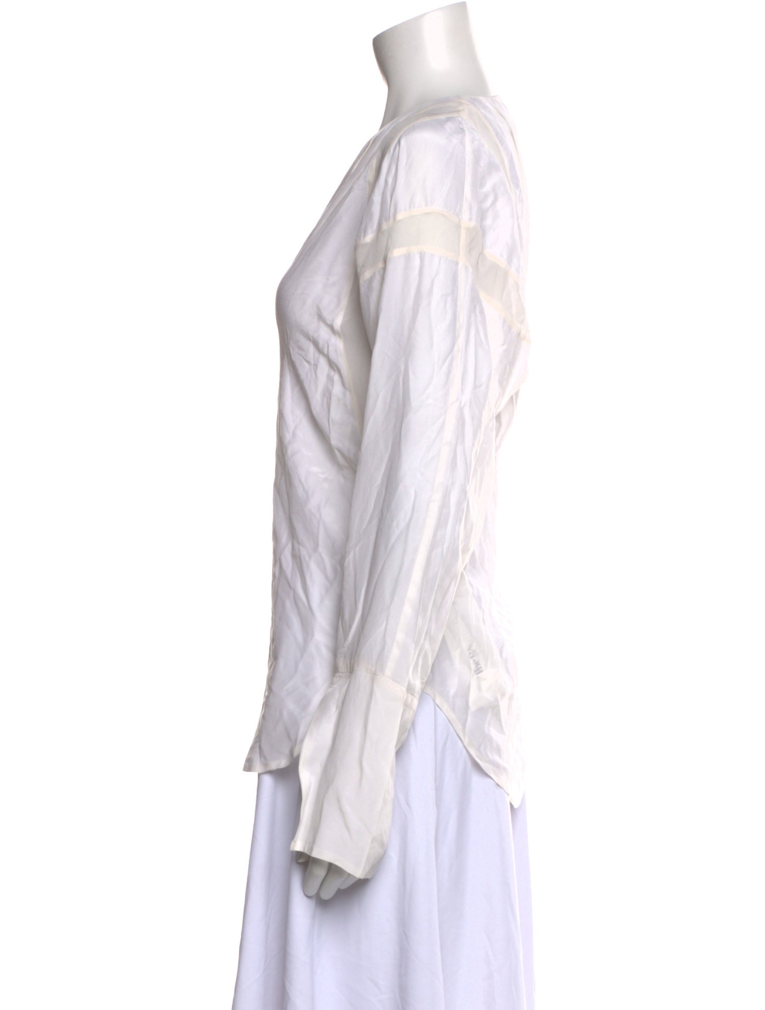 By Malene Birger V-Neck Long Sleeve Blouse