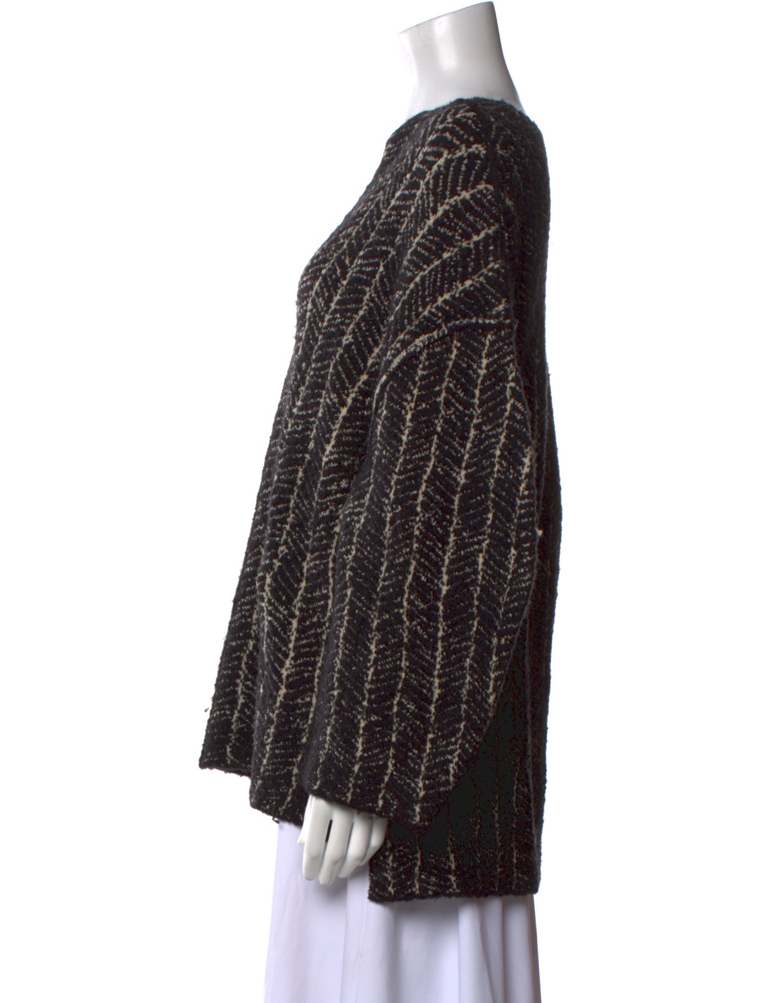 By Malene Birger Striped V-Neck Sweater